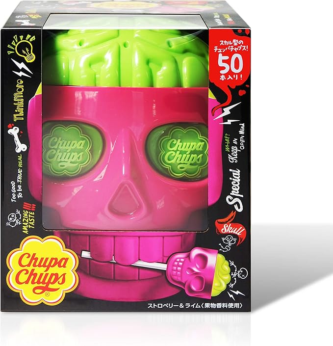 Amazon Co Jp チュッパチャプススカル3dディスプレイ50本入り 食品 飲料 お酒 Amazon Co Jp チュッパチャプススカル3dディスプレイ50本入り 食品 飲料 お酒