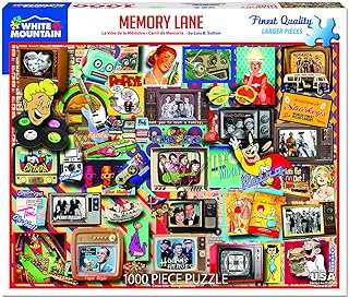 White Mountain Puzzles Memory Lane - 1000 Piece Jigsaw Puzzle