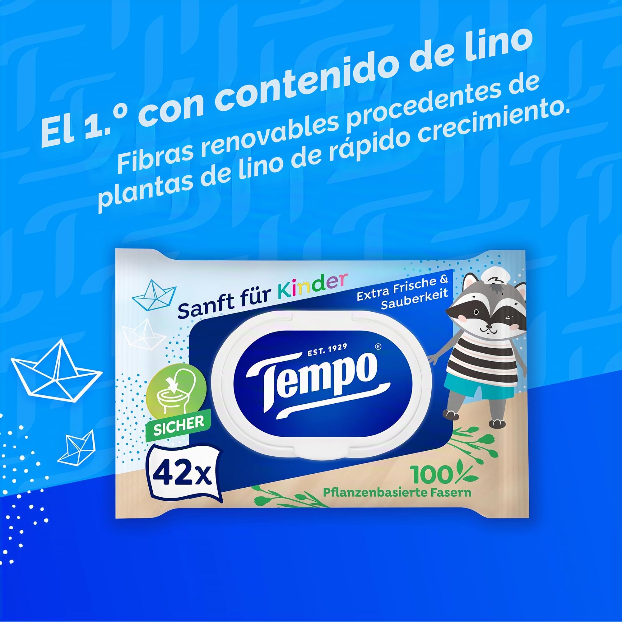 Tempo Toallitas húmedas para niños, 201 g