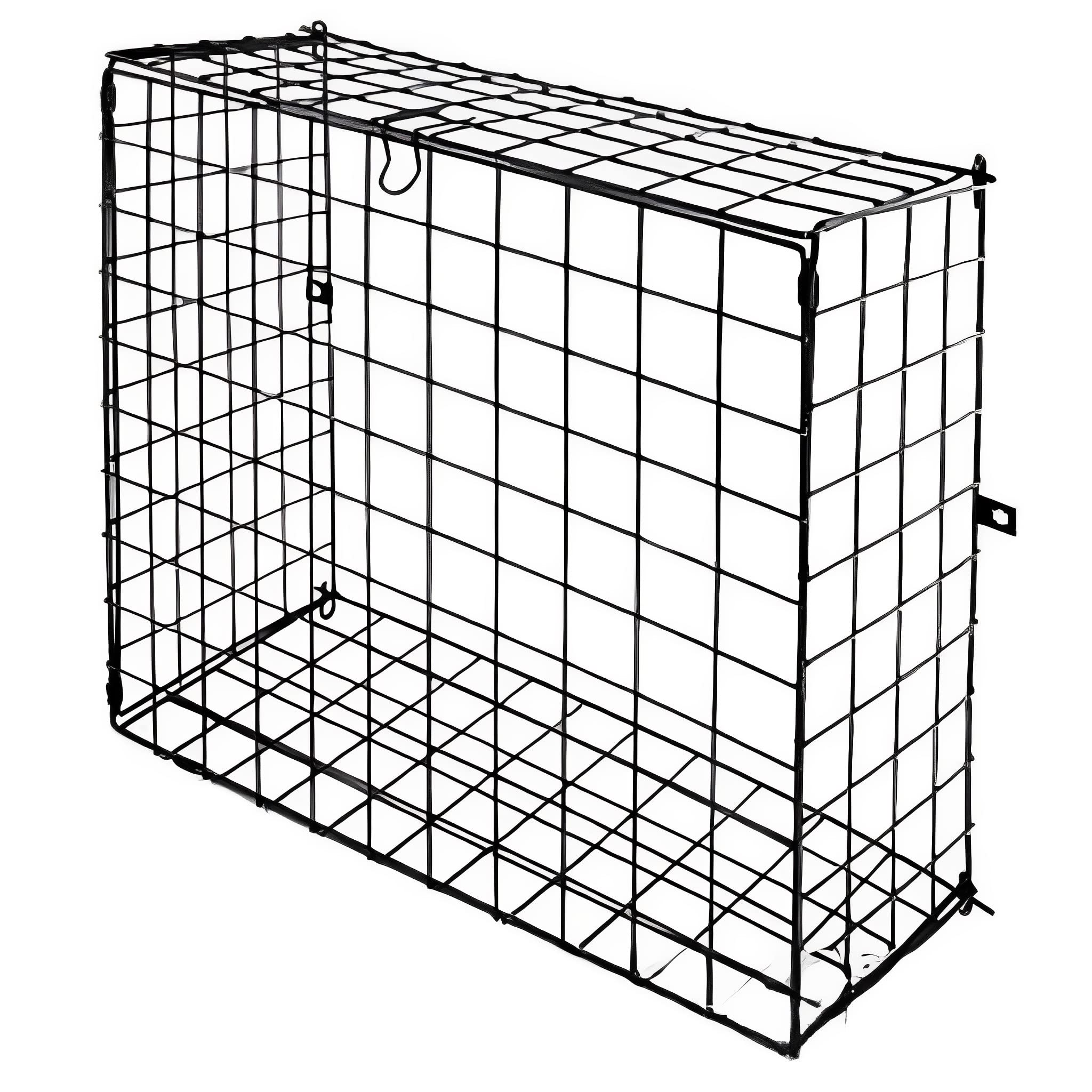 Front Door Letter Box Cage Mounted Mail Box Letter Guard Post Catcher White - View #2