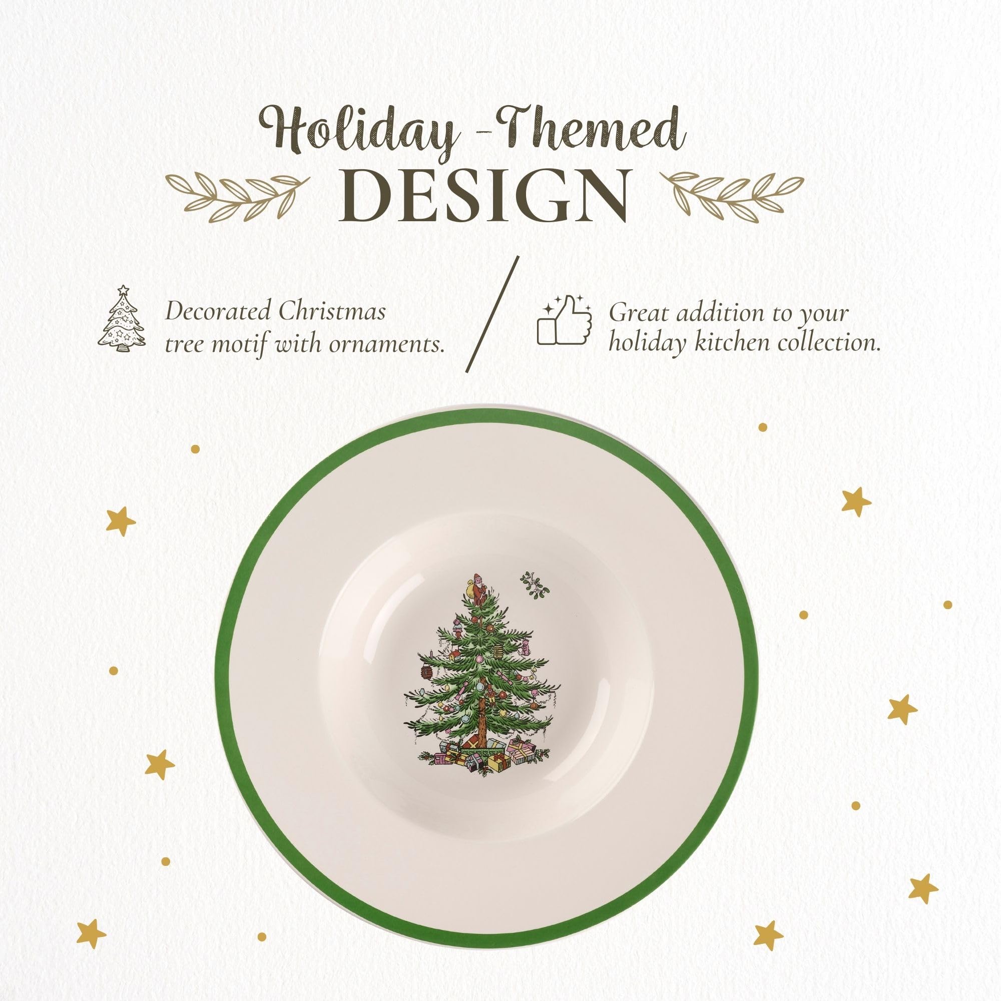 Amazon | Spode(スポード) クリスマスツリーコレクション パスタボウル