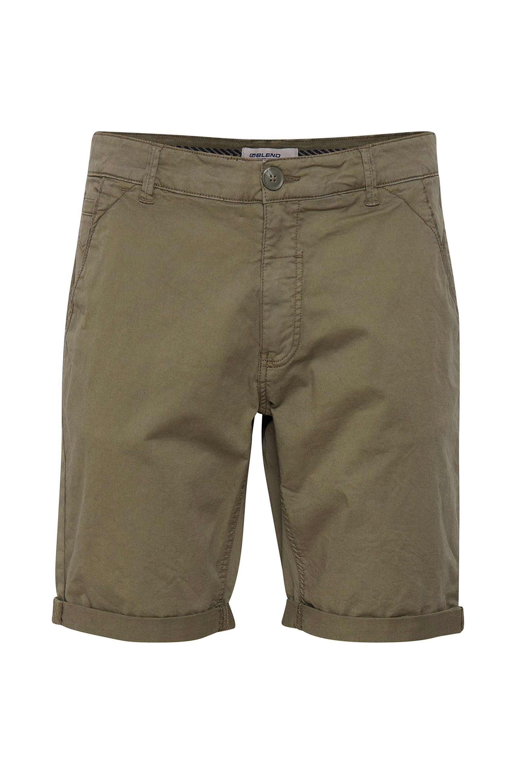 Blend BHBrix Herren Chino Shorts Bermuda Kurze Hose mit Stretch