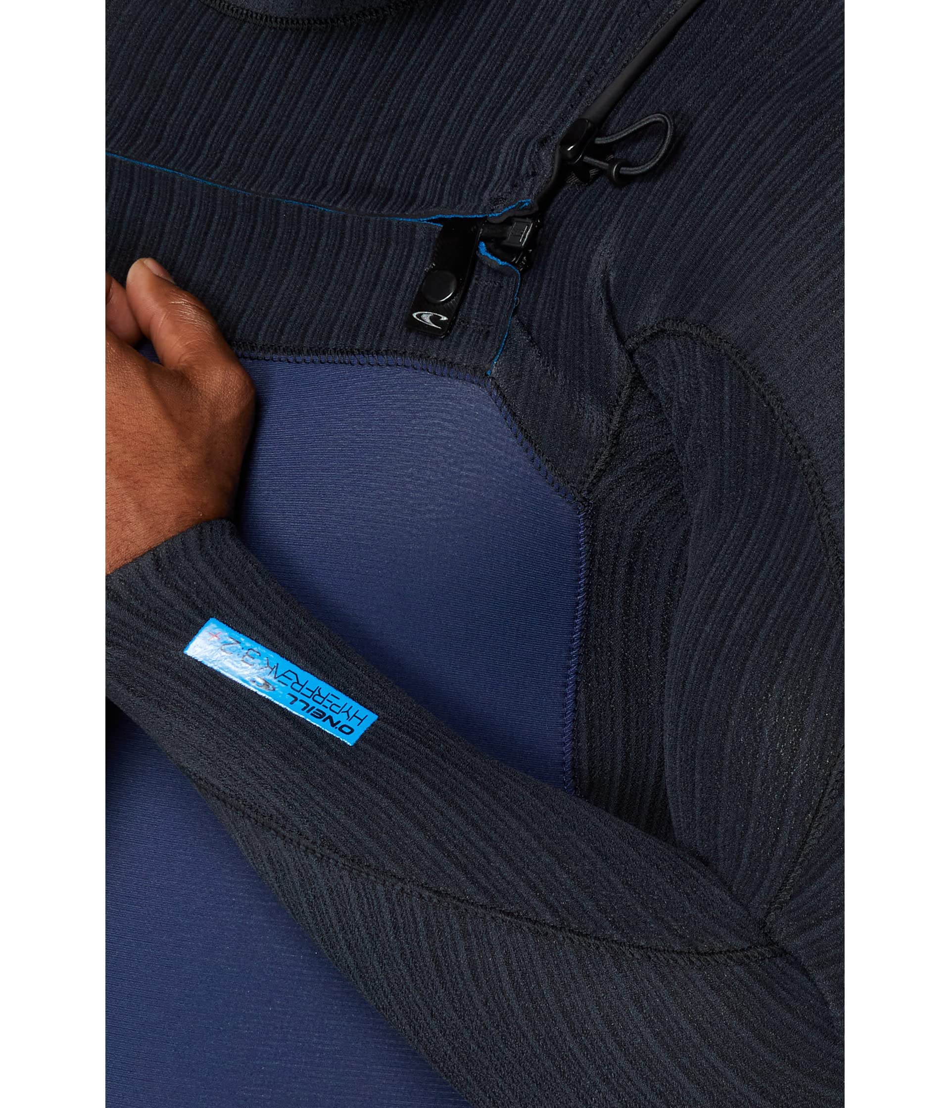 O'Neill Hyperfreak 3/2+ mm Chest Zip Full Wetsuit Navy/Black SM (5'8