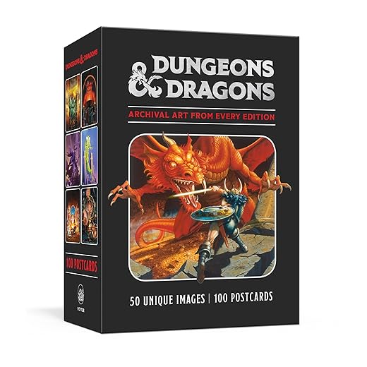Dungeons & Dragons 100 Postcards: Archival Art from Every Edition
