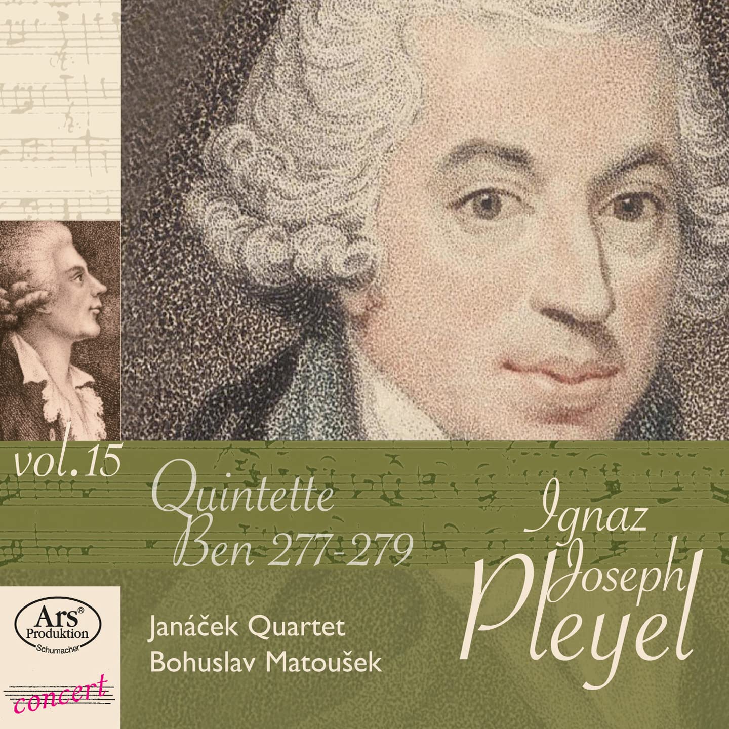 Ignaz Joseph Pleyel: String Quintets Ben 277 /Ben 278/ Ben 279