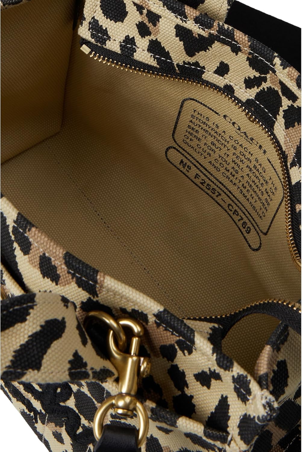 COACH Women's Camo Printed Canvas Cargo Tote 26 - Image 4