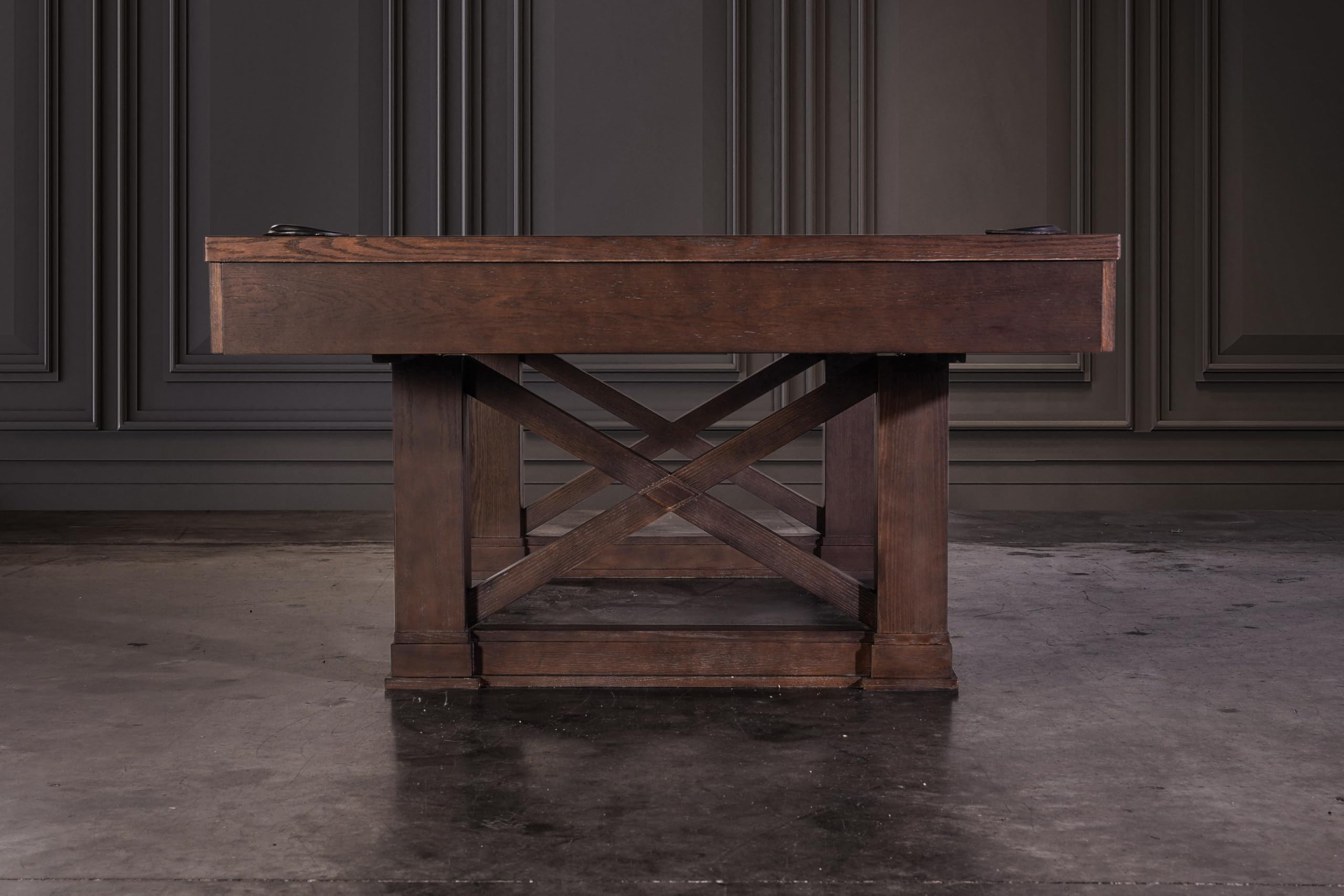 Empire USA - Agriturismo Slate Pool Table W/Premium Billiard Accessories (8FT, Brownwash)