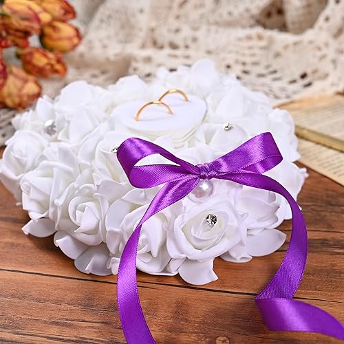 Miniatura 345 de Cinta de satén rosa polvoriento de doble cara de 1/4 pulgadas x 50 yardas, cintas de poliéster polvorientas para envolver regalos, cinta de tela