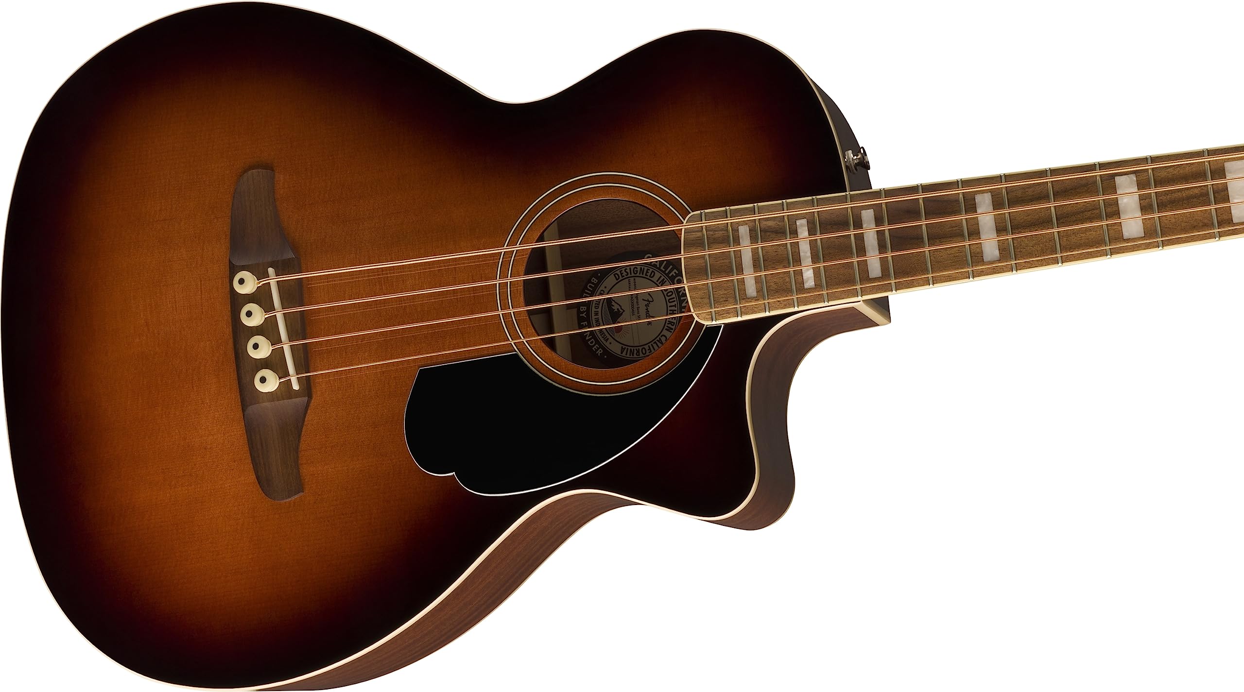 Fender Kingman Bass, Walnut Fingerboard, Black Pickguard, Shaded Edge Burst