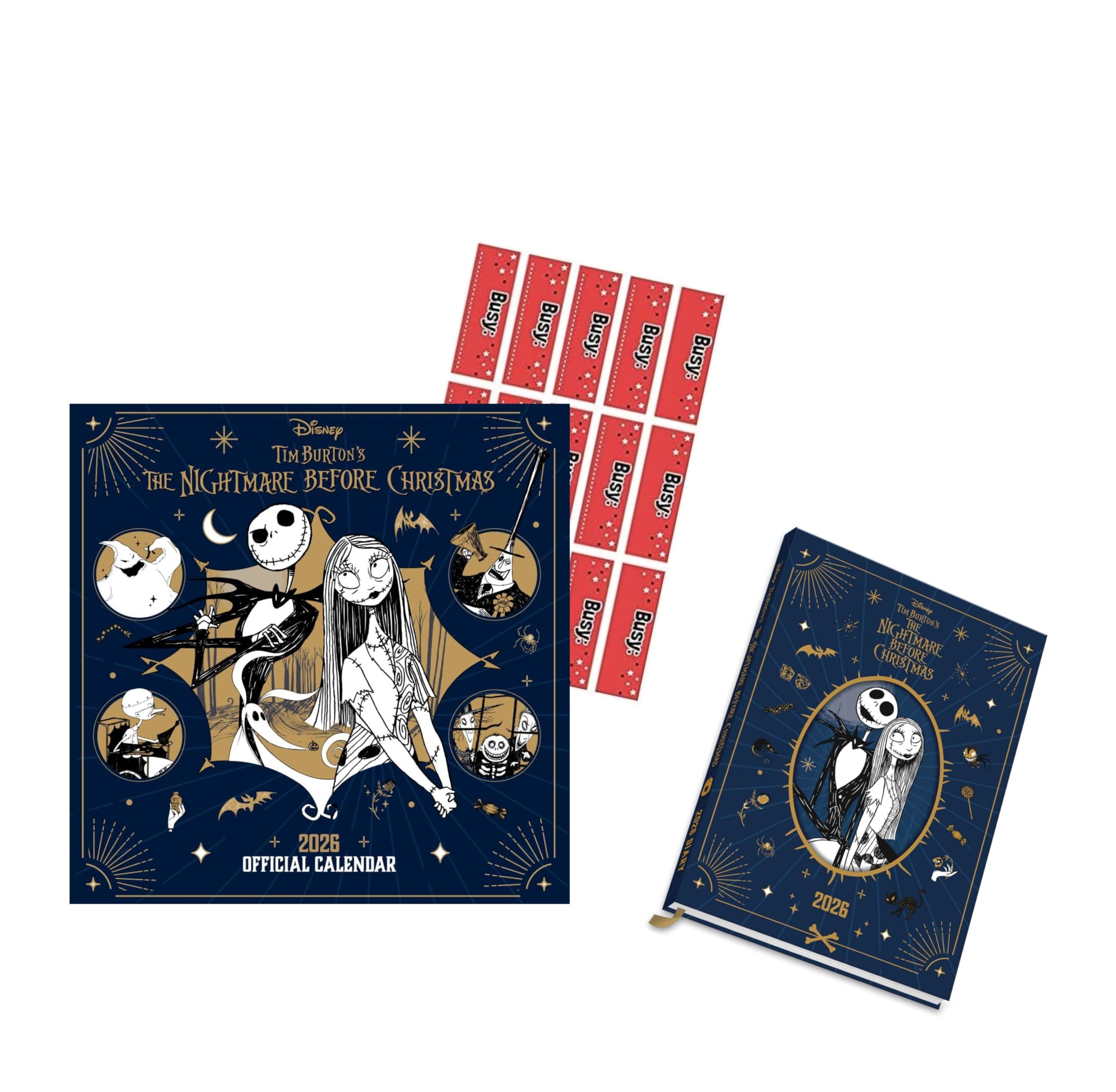 Sponsored Ad – Nightmare Before Christmas Calendar 2026 & A5 Nightmare Before Christmas Diary Gift set with Organisational Stickers