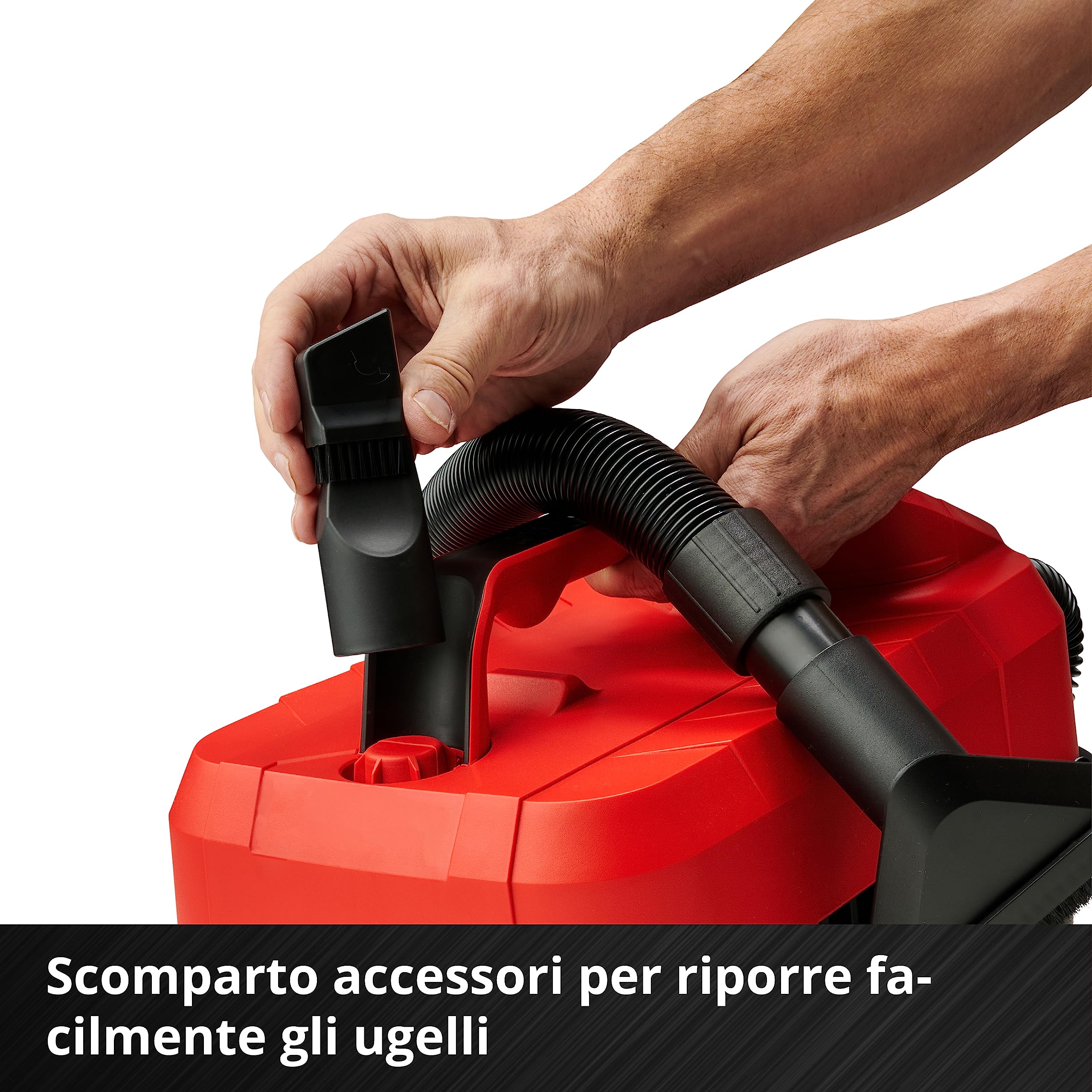 Einhell TE-VC 18/10 Li-Solo Power X-Change Aspirasolidi e liquidi 10 L 2 m