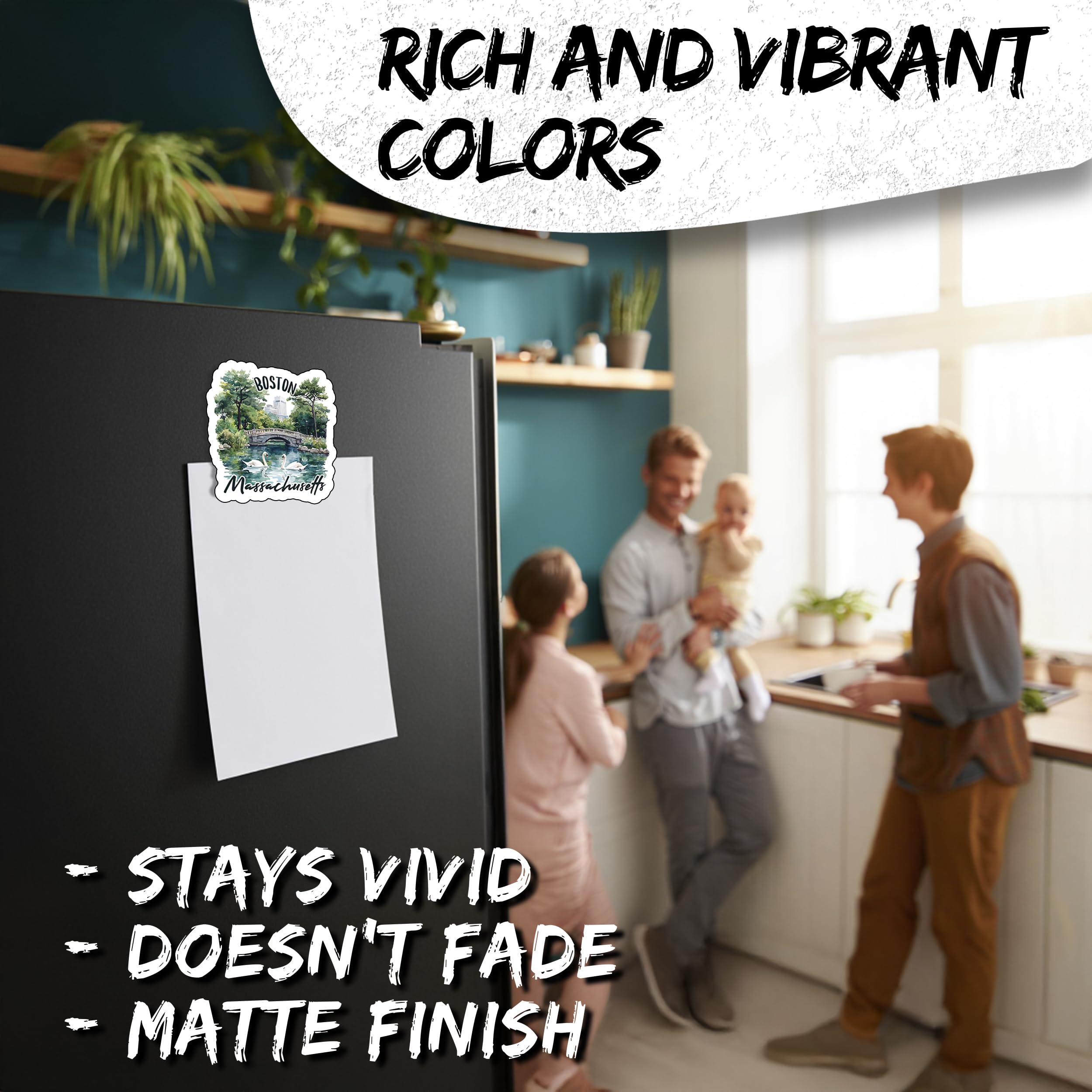 Lake Havasu Arizona Fridge Magnets 2-Pack - Strong Vinyl Travel Souvenir Magnets With Bridge Design