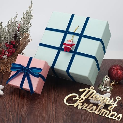 Miniatura 192 de Cinta de terciopelo caqui, cinta de terciopelo dorado vintage de 5/8 pulgadas x 25 yardas, cintas finas para adornos de árbol de Navidad, envoltura