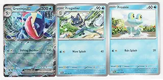 Greninja ex 041/142 - ステラクラウン ポケモンカードロット - Froakie & Frogadier