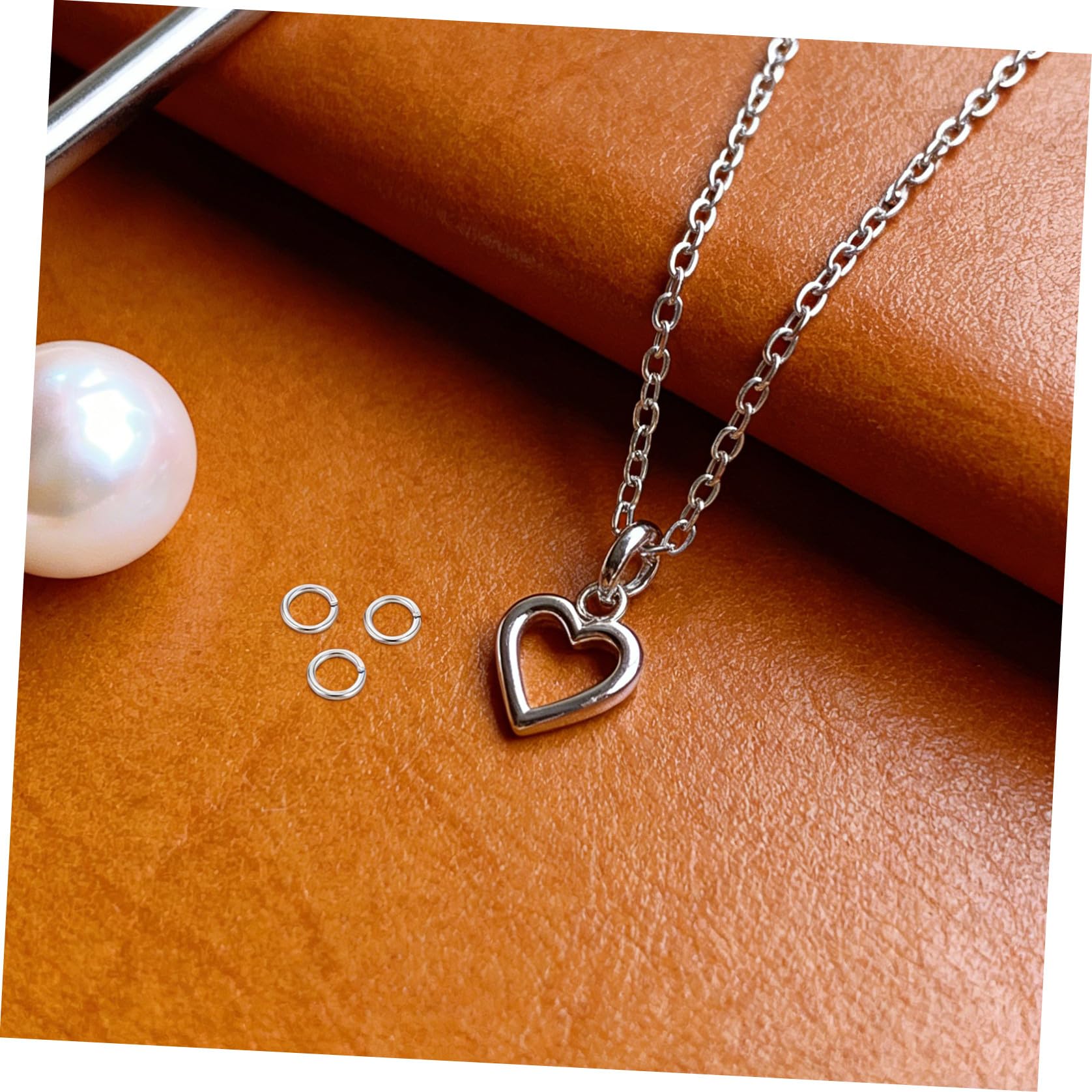 Anillos de Salto Redondos de Plata S925 para Joyería, 15 Piezas