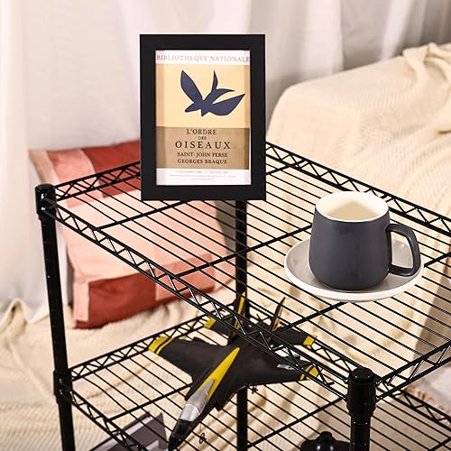 Miniatura 6 de Elevon Estantería de almacenamiento ajustable de 3 estantes resistentes (capacidad de carga de 350 libras por estante), estante organizador de