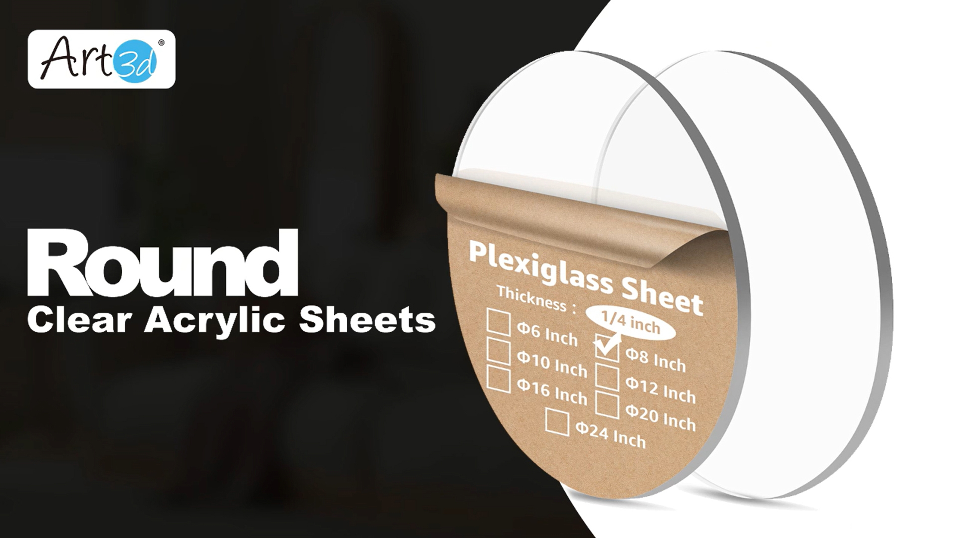 Opaque White Acrylic Plexiglass Sheet - 1/8" Thick X 12" X 12" (PlasticsAcrylic PA0216)