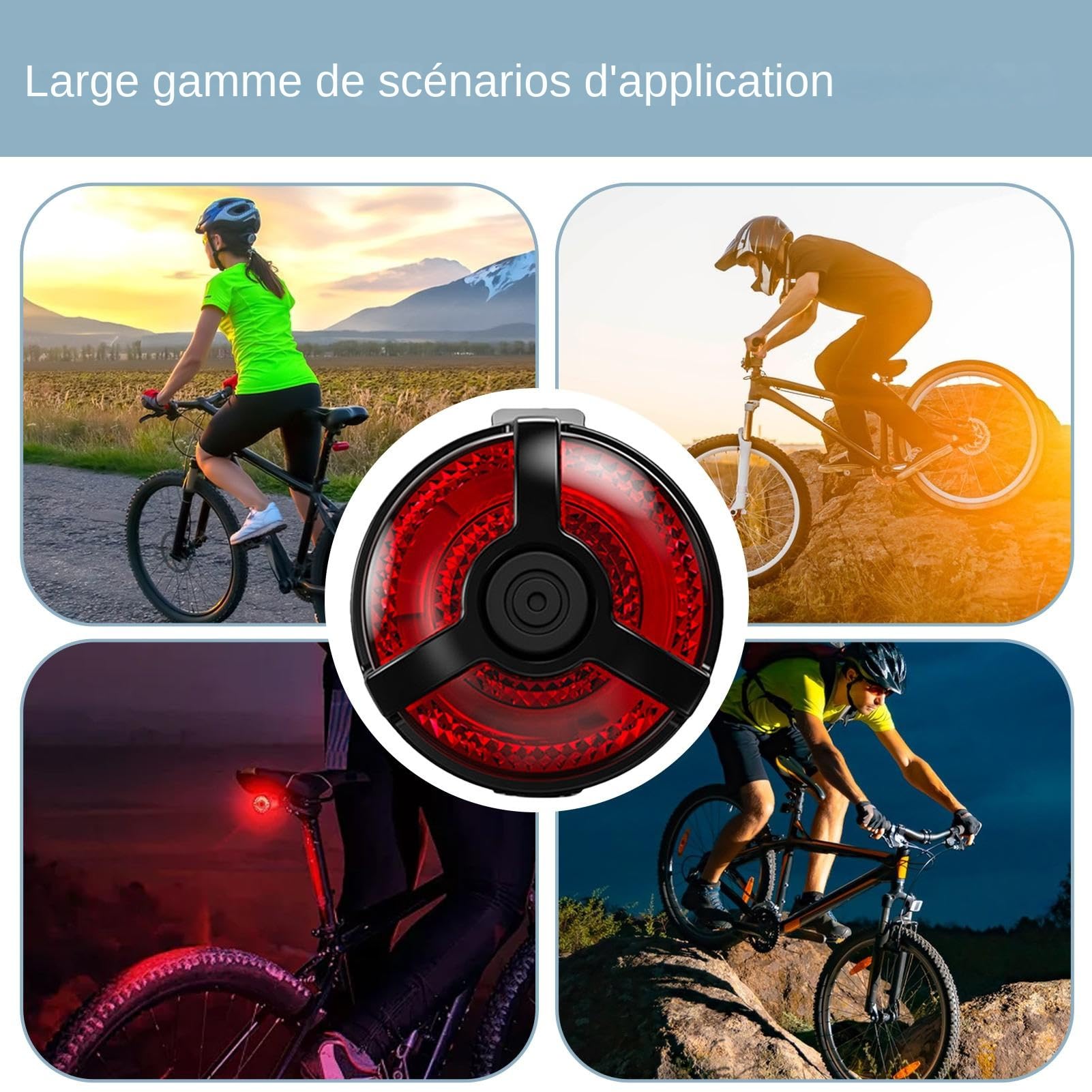 Lampe torche amovible sur guidon de vélo Reelight LUX light 700 Lampe torche amovible sur guidon de vélo Reelight LUX light 700