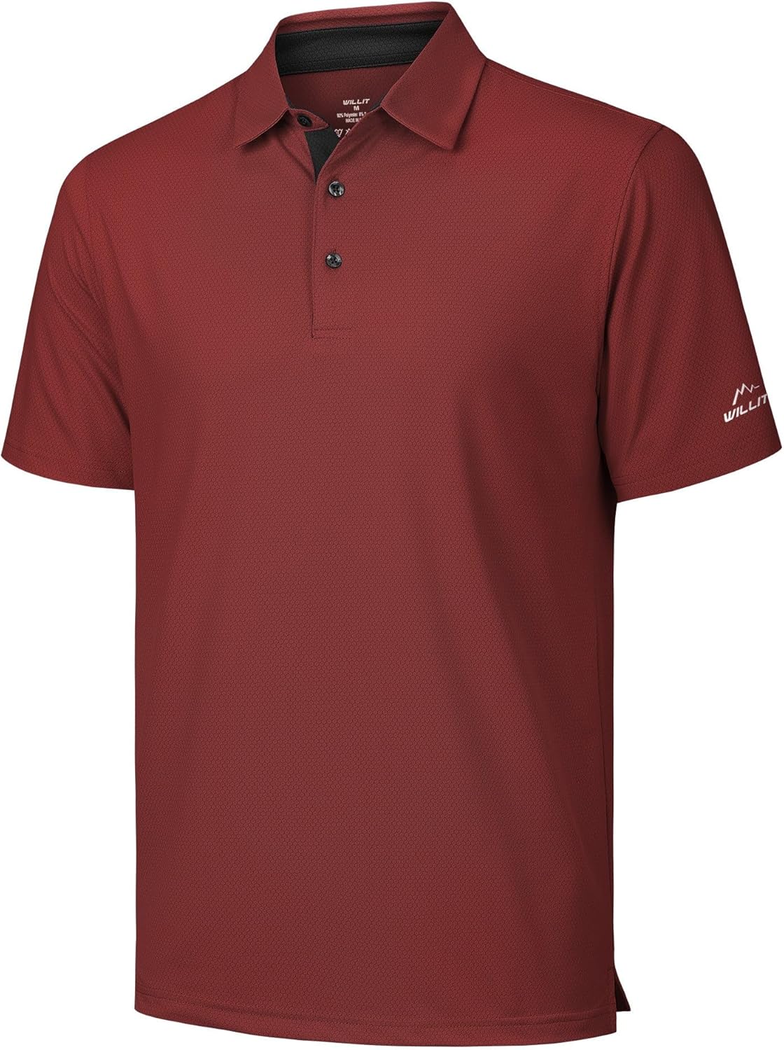 Willit Men’s Golf Polo Shirts Short Sleeve Quick Dry Moisture Wicking Performance Classic Collared Casual