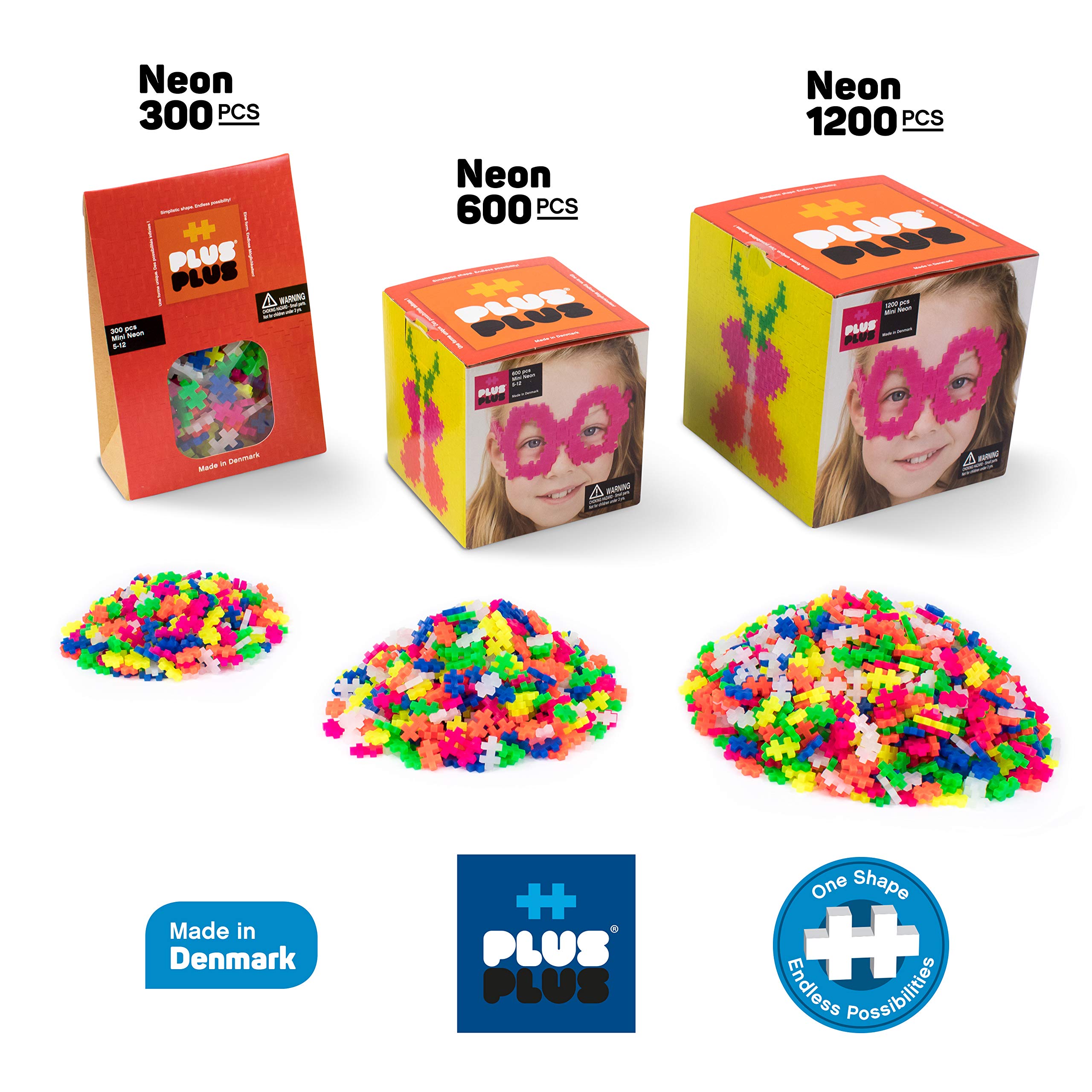 PLUSPLUS(プラスプラス)mini(ミニ)600pcs/ネオン Amazon.com: PLUS PLUS - Open Play Set - 600 Piece - Neon