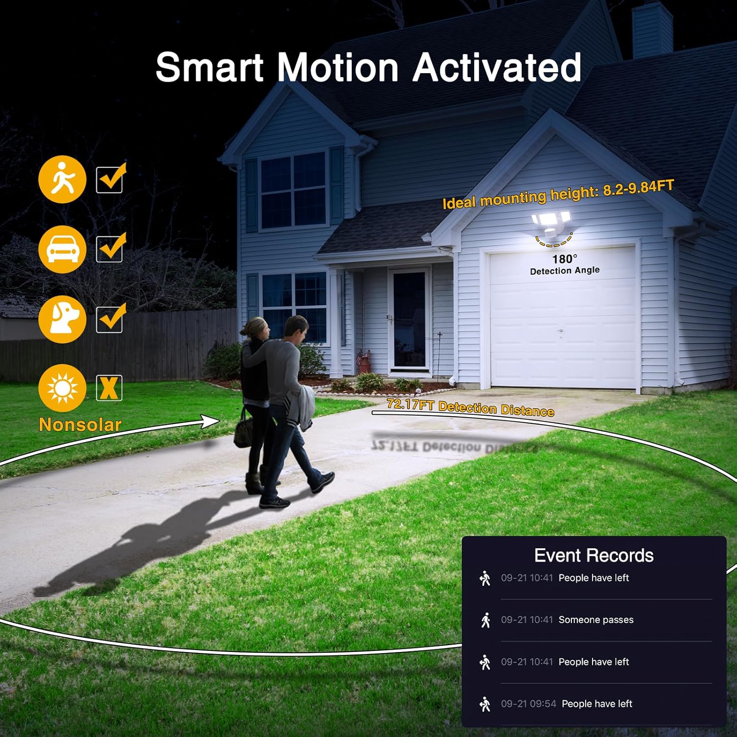 Motion sensor linkage allowing multiple lights to trigger together
