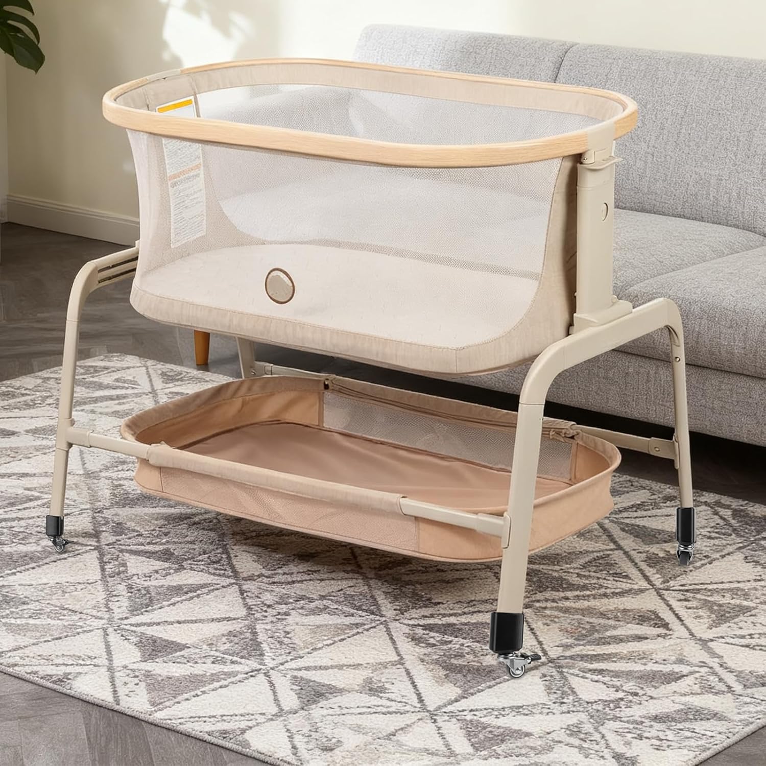 4 Pcs Replacement Wheels For Maxi Cosi Iora Bassinet | Lightweight & Easy To Install | Smooth Ride Guaranteed