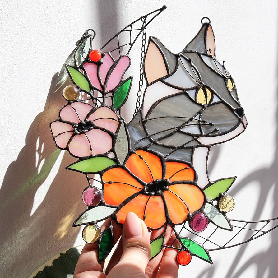 Amazon.com: Dichroic Glass, 10Pcs Stained Glass Sheets Pack