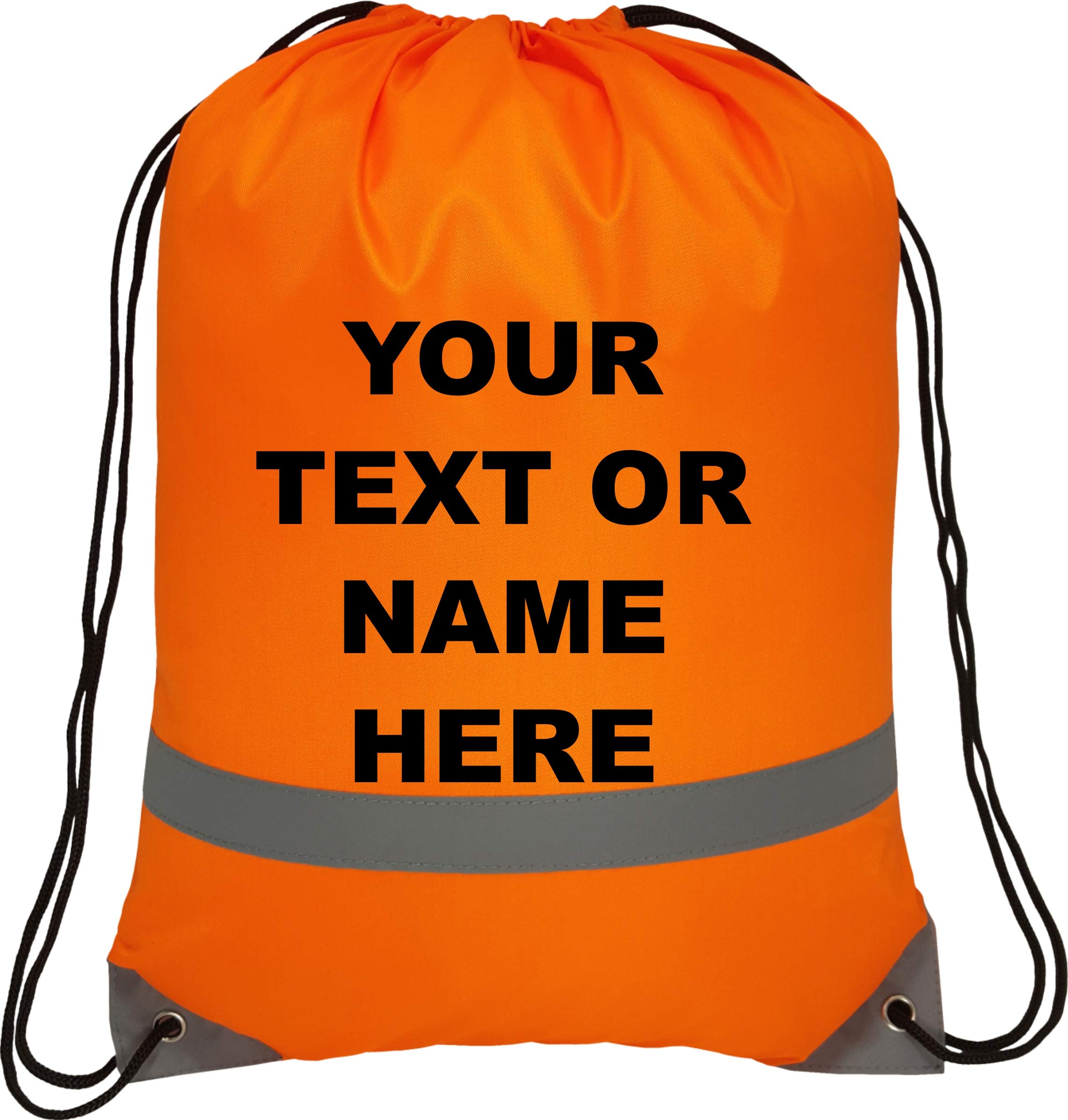 Ultimate-Line Personalised Drawstring bag (Hi-vis Orange)