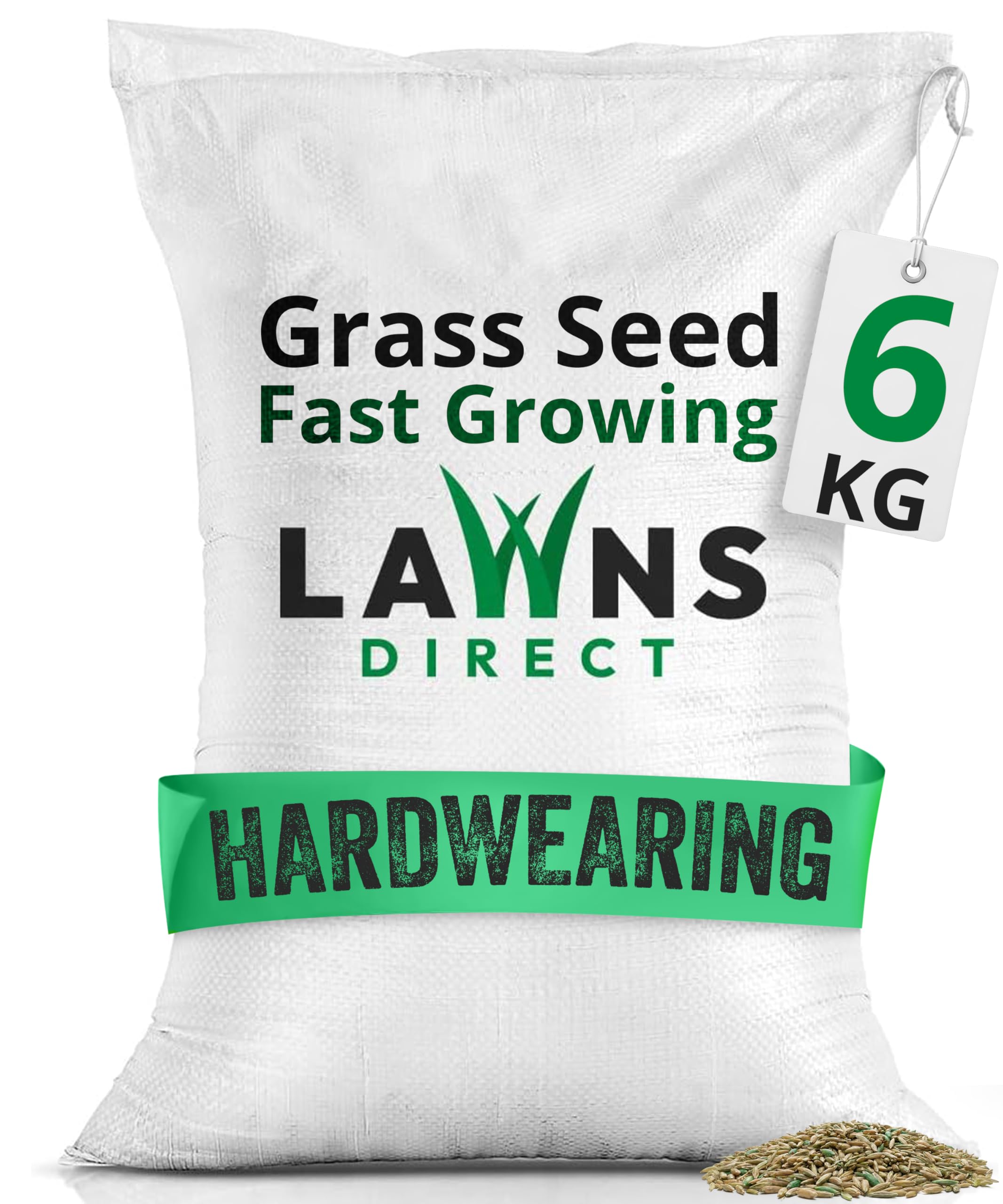 Lawns Direct™ ProGrass™ 6kg Professional Hardwearing Landscaping Grass Seed for Healthy, Resilient Swards in Domestic Gardens, Parks & Play Areas Covering 172-300m² — image 1