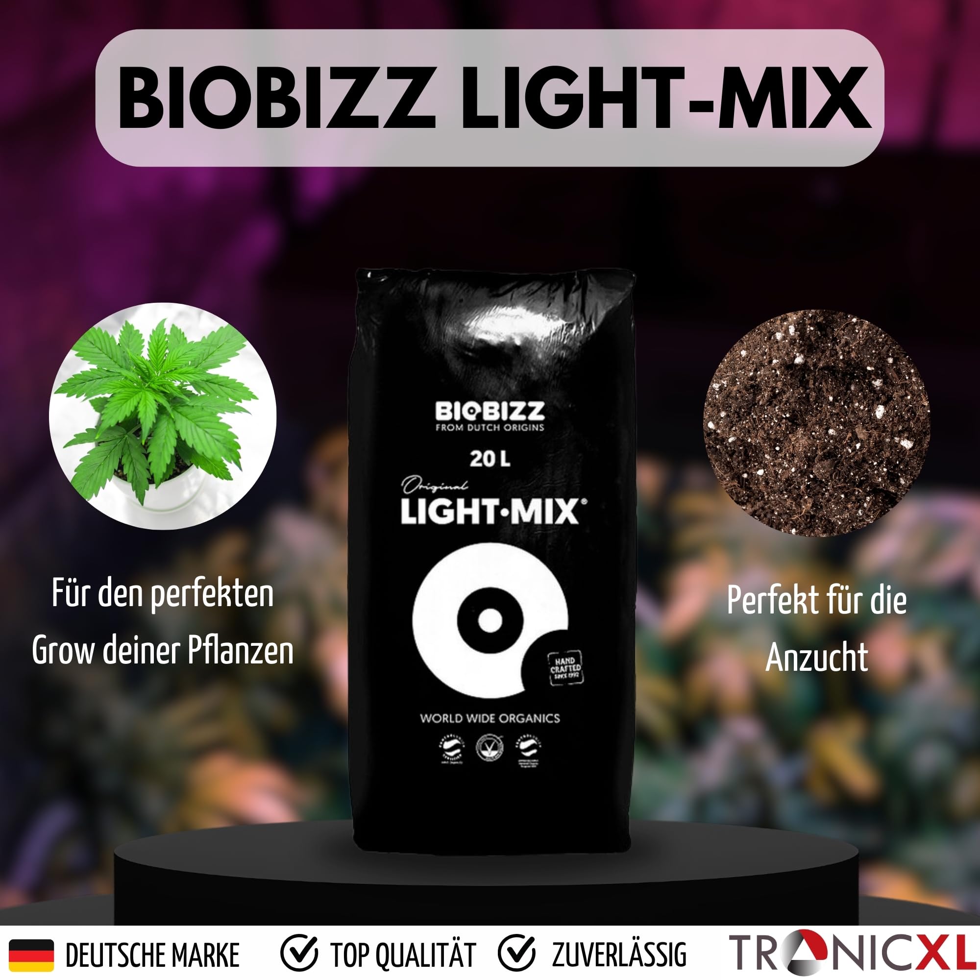 TronicXL 71-częściowy zestaw startowy do uprawy roślin, szklarnia pokojowa, doniczki do uprawy roślin, do uprawy roślin, narzędzi, nawozów, do namiotu, sadzonek, sadzonek, własnych upraw