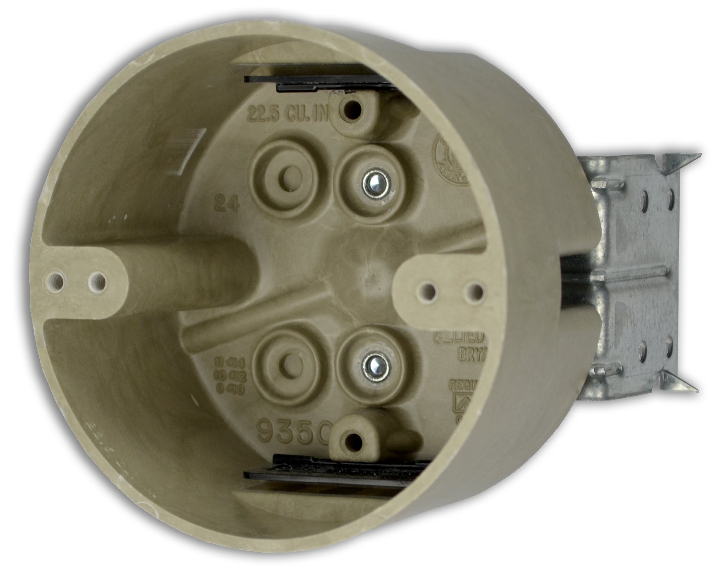 Allied Moulded H9350=HLK 4-Inch Diameter Round Fberglassbox