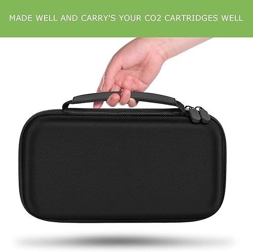 Miniatura 7 de ALKOO Organizador de cartuchos de CO2/N2O Solo funda Soporte de almacenamiento de repuesto de 0.32 oz/0.47 oz con 40 ranuras para Crosman