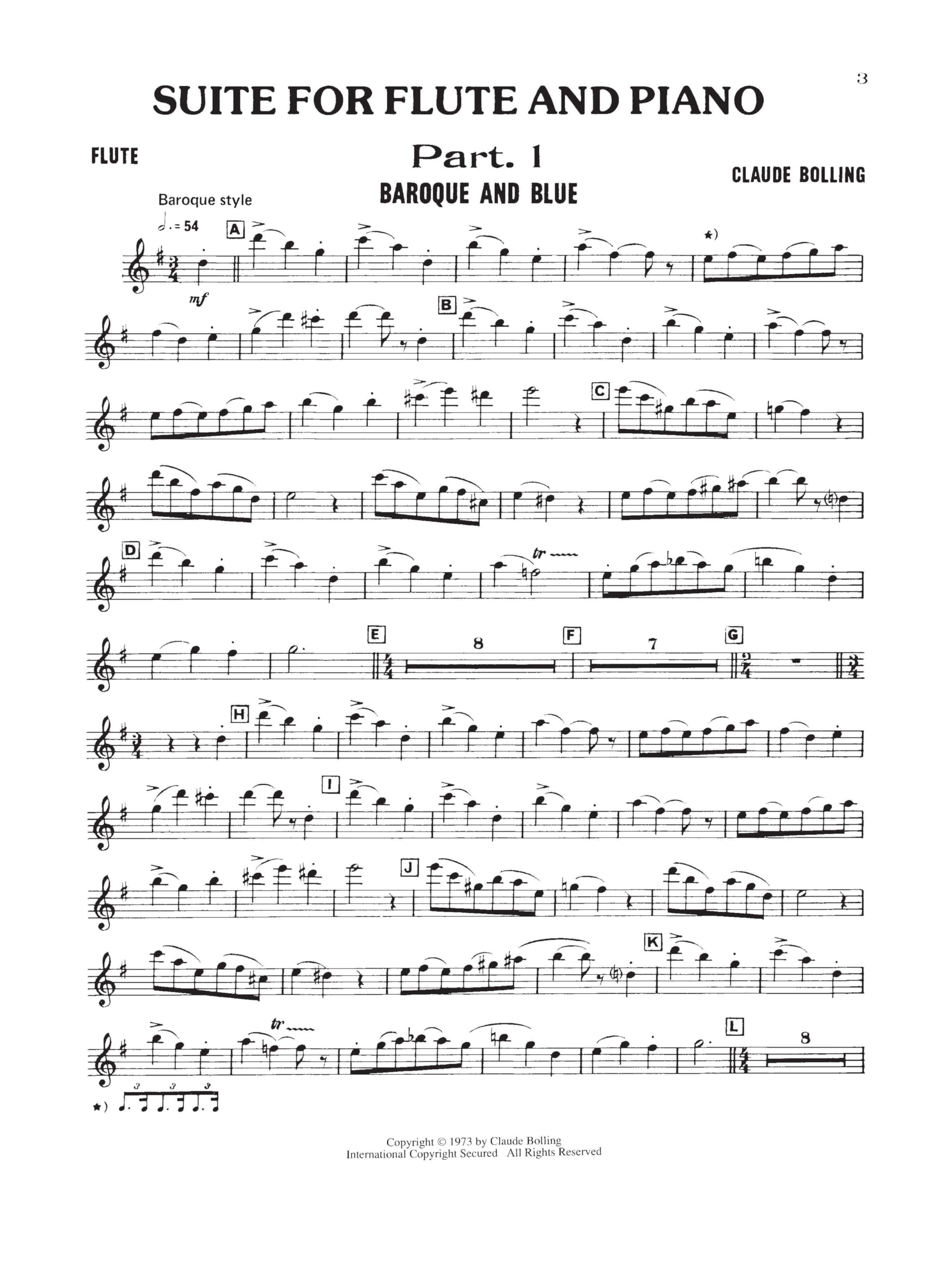 Suite for Flute and Jazz Piano Trio