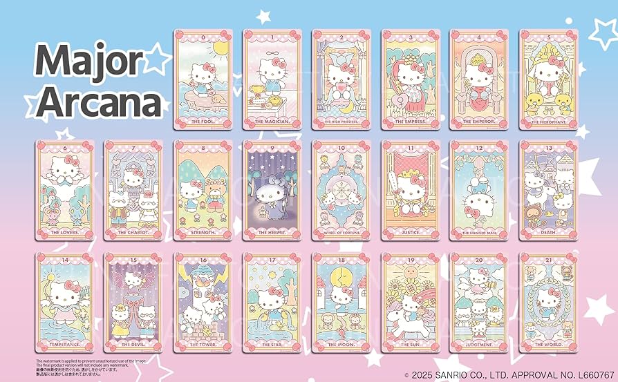 ハローキティのタロット占い LUNA's HELLO KITTY TAROT』ハローキティのタロットがついに発売