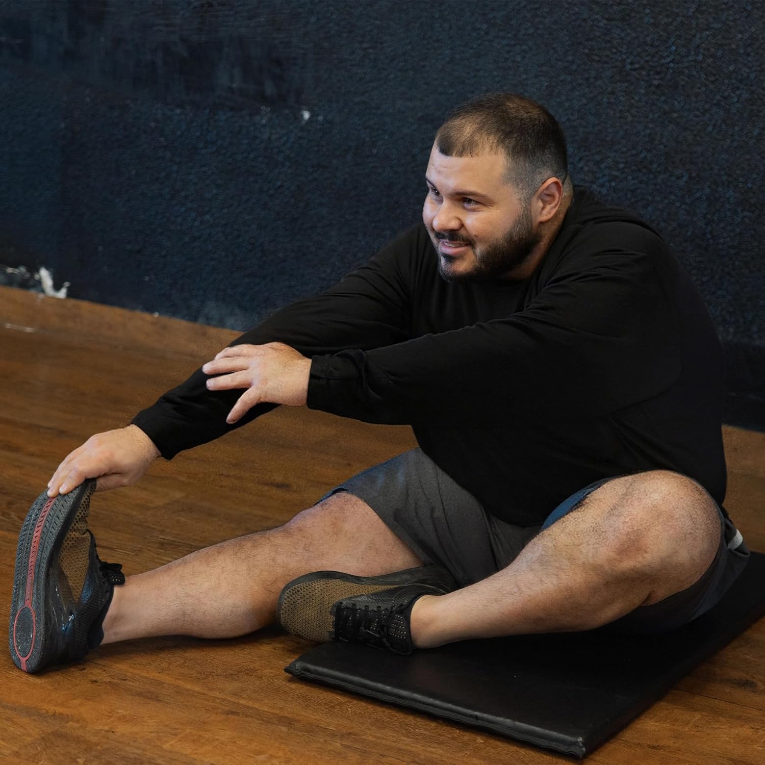 Men’s Big and Tall Long Sleeve Shirts Quick Dry Moisture Wicking Lightweight Stretch Athletic Gym Workout Tops 2 Pack - Image 6