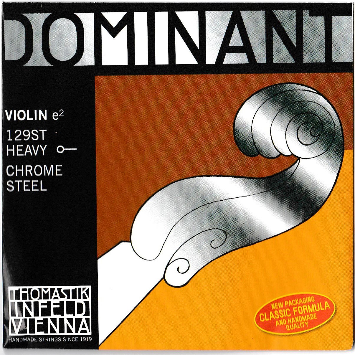 Thomastik Single string for Violin 4/4 Dominant - E-string Steel Blank, Strong, Ball End