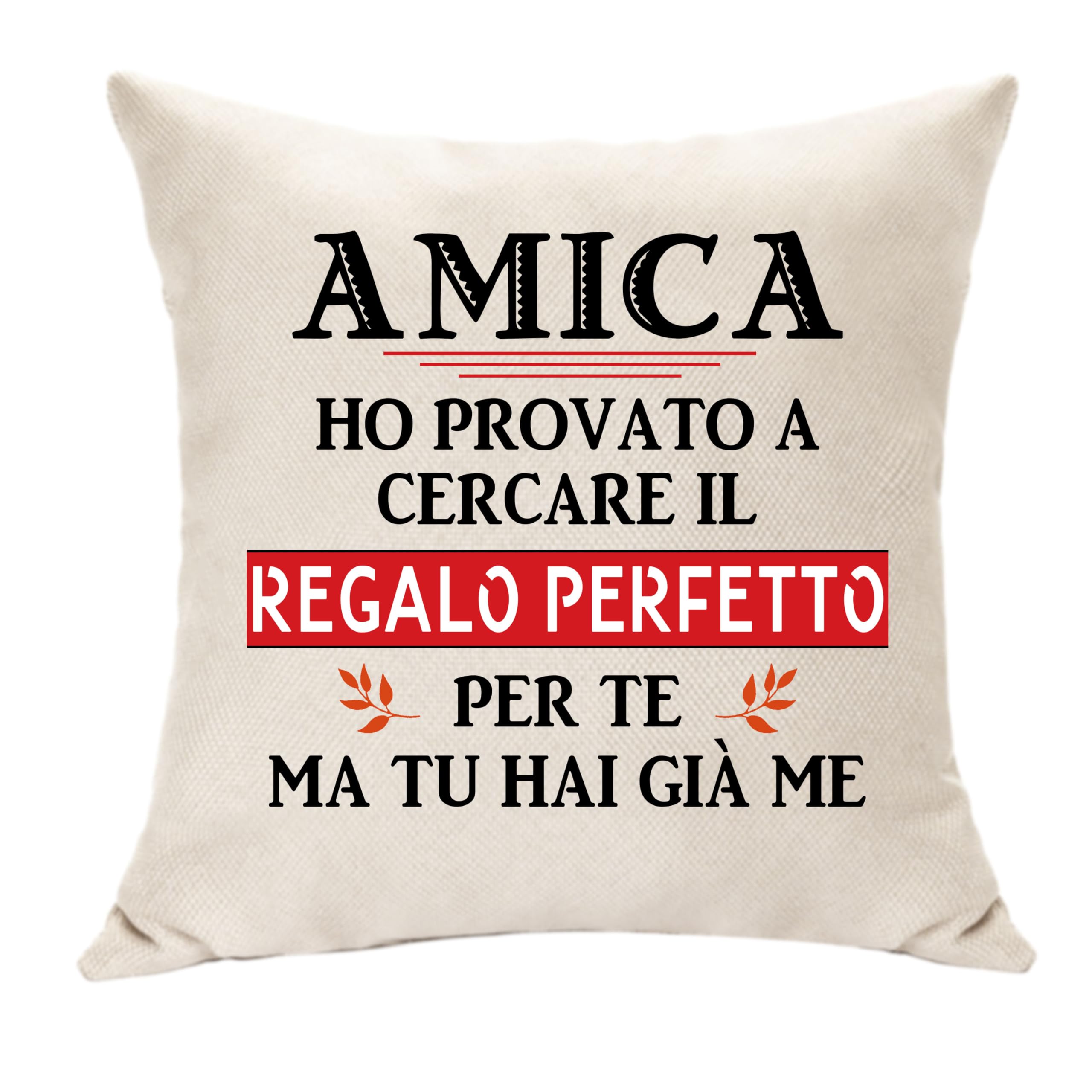 Hasodeo Regalo Amica Speciale Cuscino Copertura Amicizia Regalo Idee Regalo per Migliore Amica Compleanno Laurea Ringraziamento Natale per gli Amici Donna Sorella (Amica)