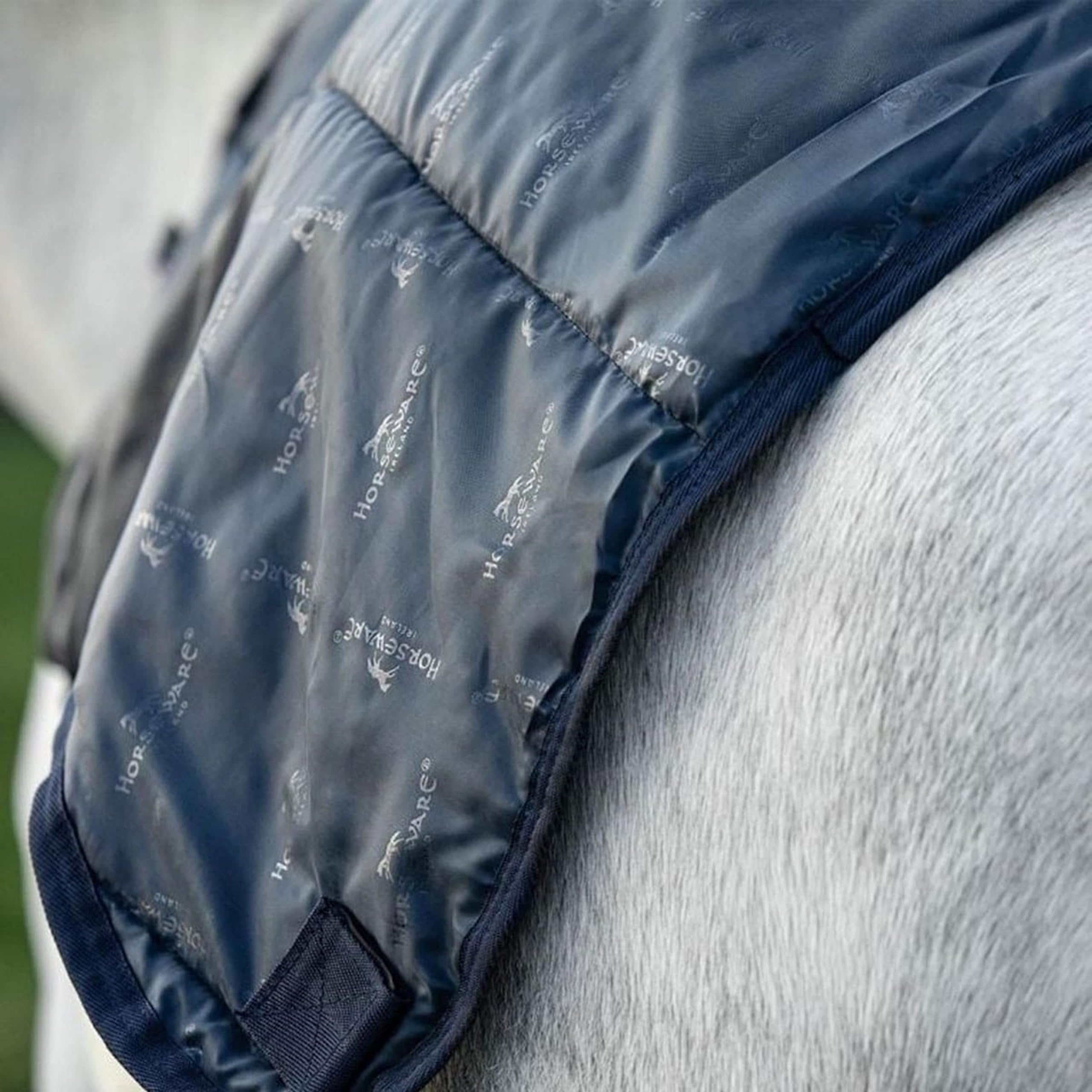Horseware Rambo Summer Series Regendecke Übergangsdecke Navy/Grey Turnout 0g