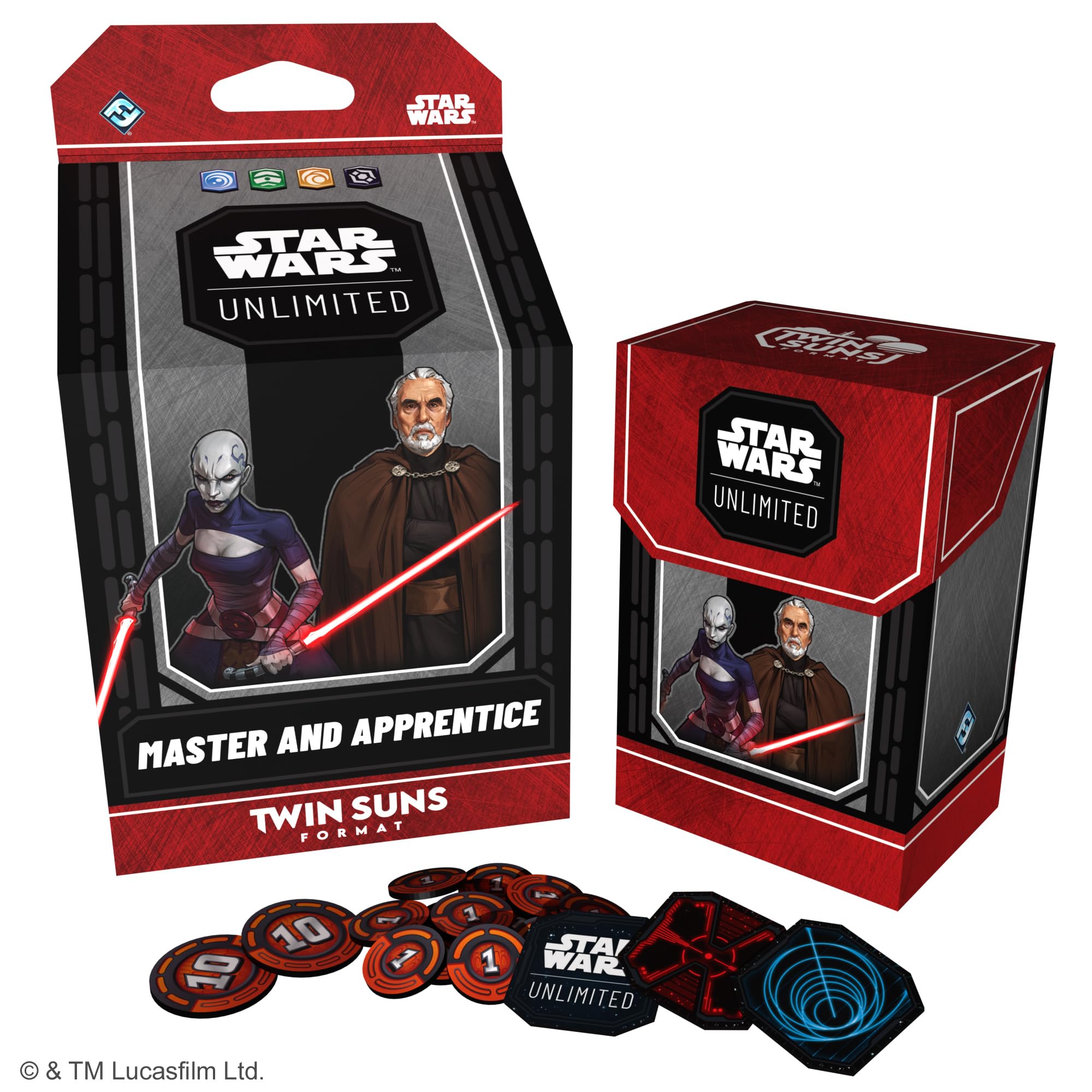 Asmodee Star Wars: Unlimited TCG, Twin Suns Display DE MAZOS