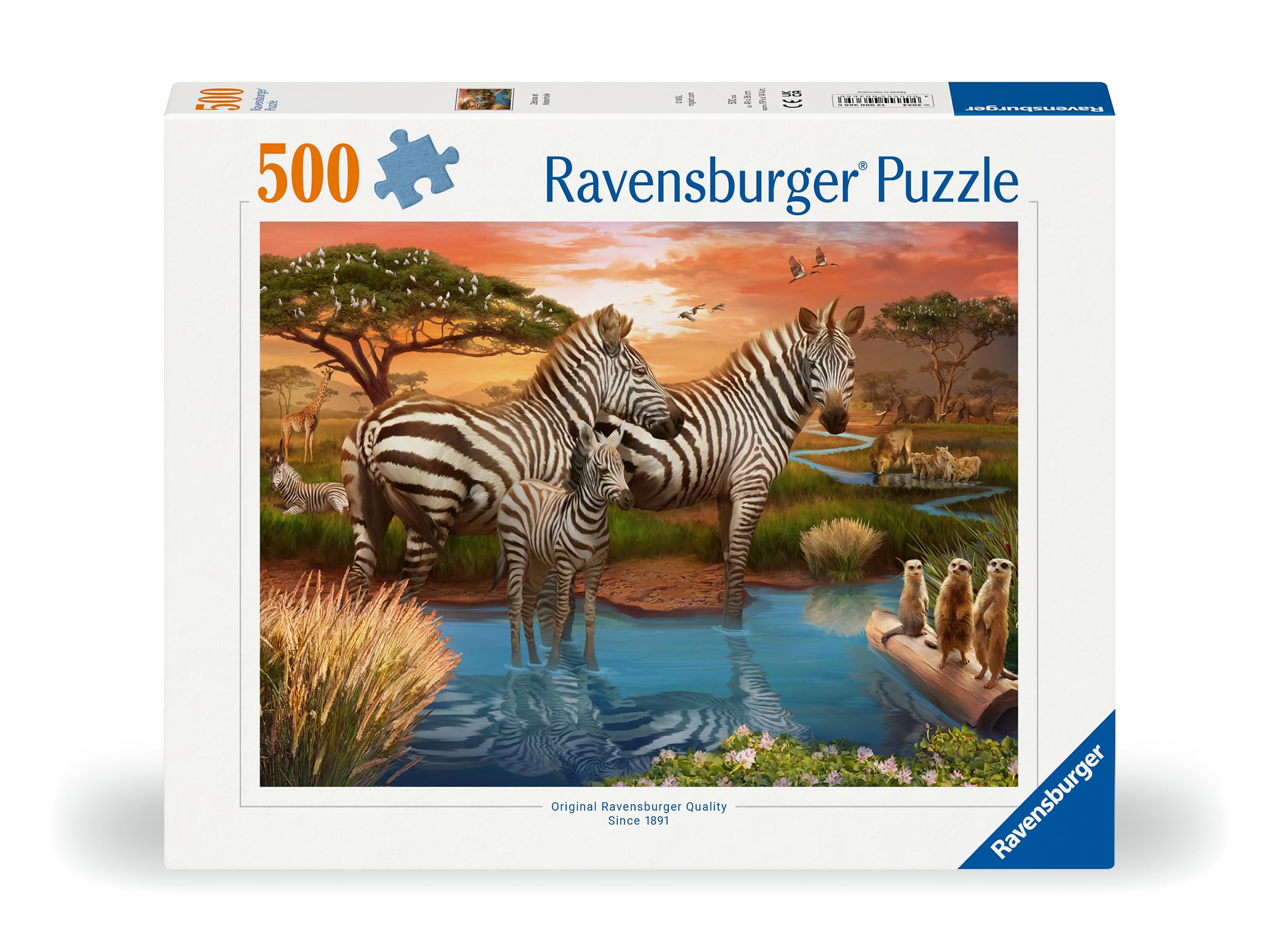 Ravensburger - Puzzle: Gatito En El Prado, Puzzles Para Adultos Y Niños, Rompecabezas Adultos, Puzzle 500 Piezas, Usa Pegamento Puzzle Para Enmarcar, Puzzle 500 Piezas Adultos, Pasatiempos Adultos