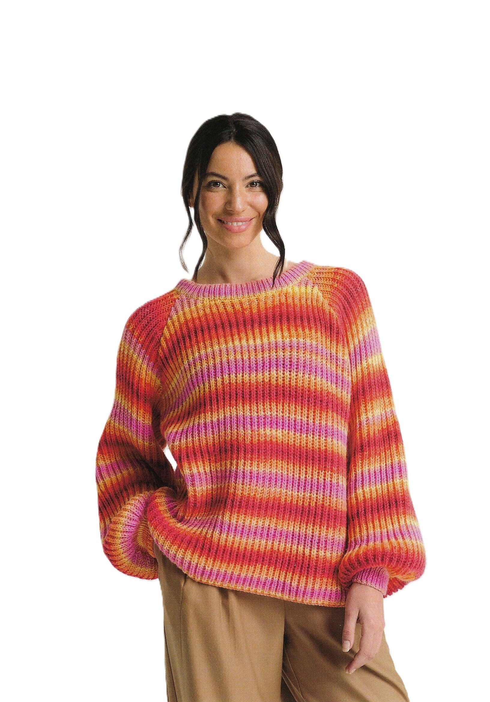 Hayfield Spirit DK Knitting Pattern - 10790 Ladies Sweater