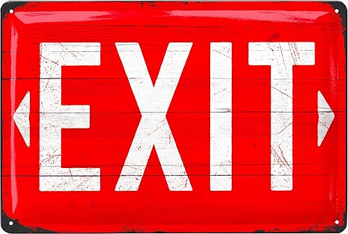 Letrero de hojalata vintage, letrero de metal decorativo, 8 x 12 pulgadas