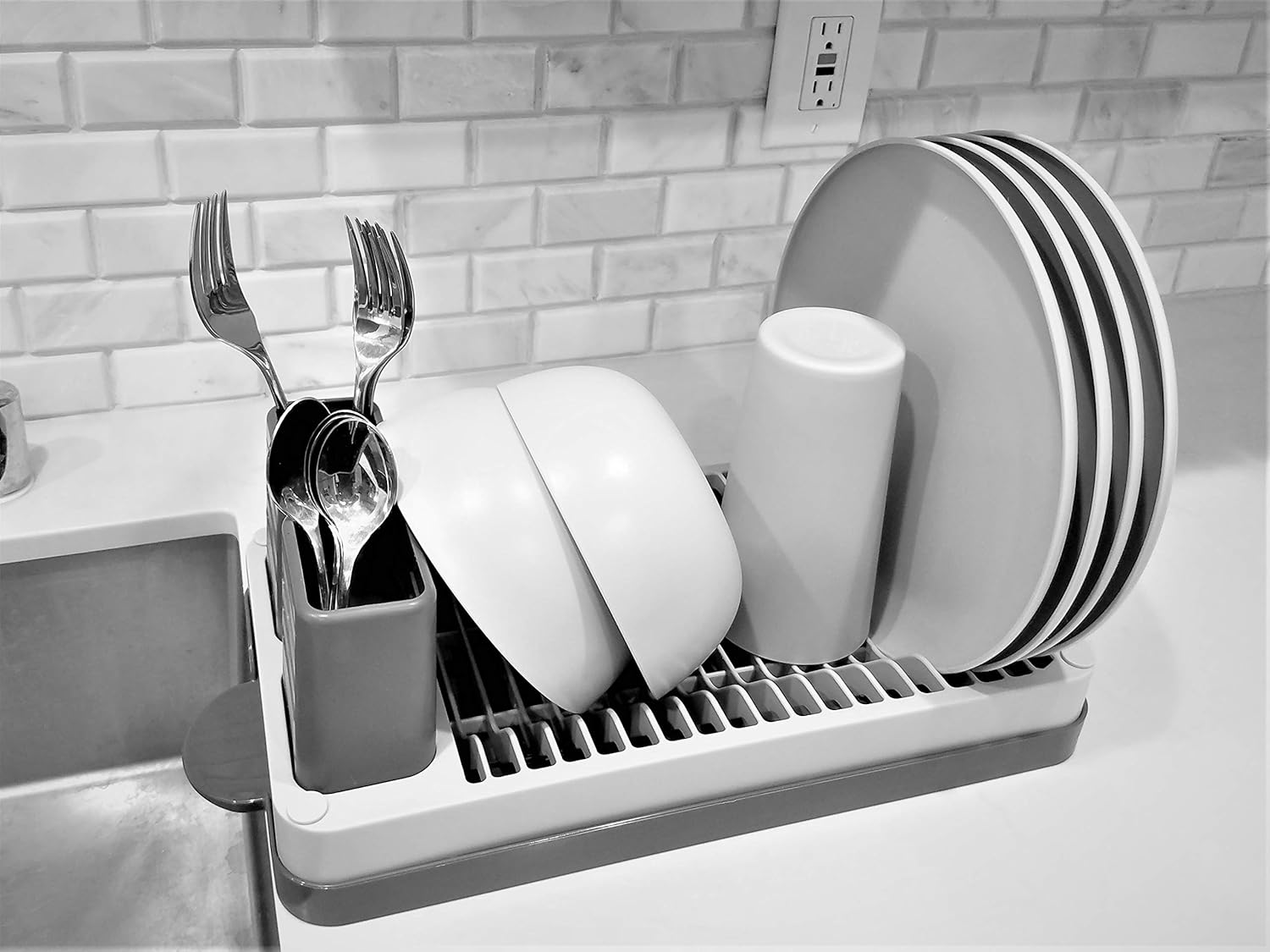 Compact Dish Rack Set
