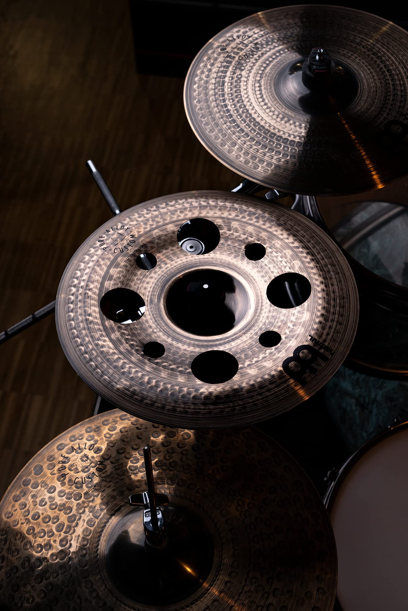 Meinl Cymbals Pure Alloy Custom 30,5 cm Trash China – Rauchbronze/Brillantes Finish – Made in Germany, 2 Jahre Garantie (PAC12TRCH)