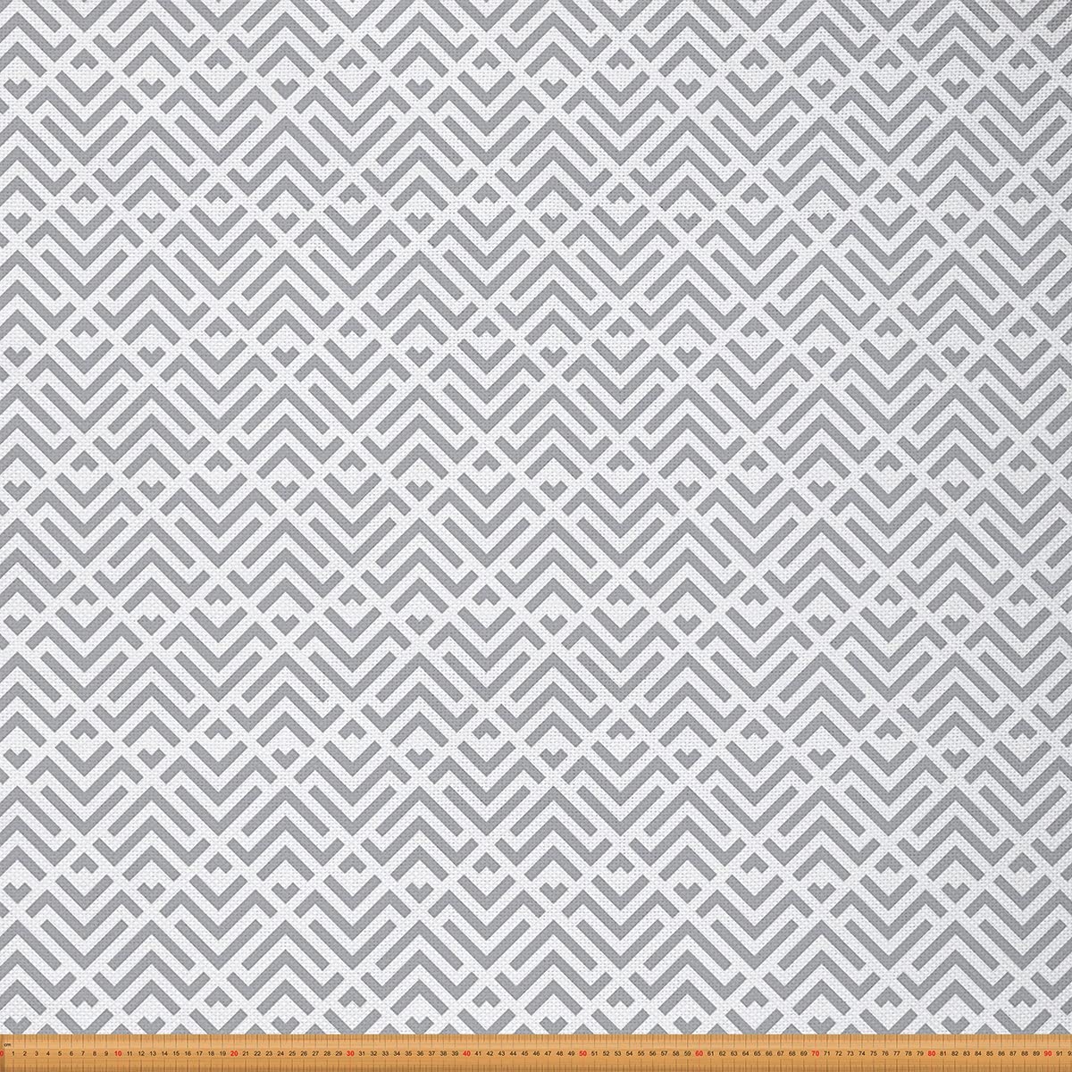 Abstract Geometric Fabric by The Yard Exotic Modern Abstract Art Theme Upholstery Fabric for Chairs and Home DIY Projects Ethnic Decorative Waterproof Fabric 3 Yards,(L276*W150cm)