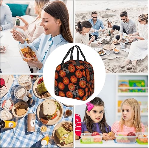 Miniatura 9 de CIOAHYRA Bolsa de almuerzo Fox para mujeres y hombres, aislada con recipientes, reutilizable, impermeable, térmica, bolsa de refrigeración