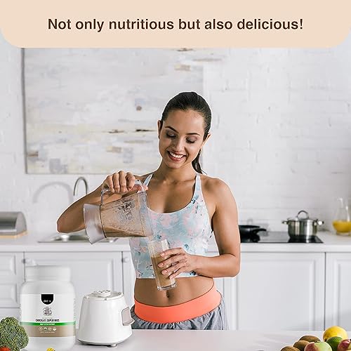 Miniatura 6 de Detox Organics Polvo de superalimento de chocolate limpieza de desintoxicación para tu cuerpo elimina la hinchazón alcalinizador y desintoxicante