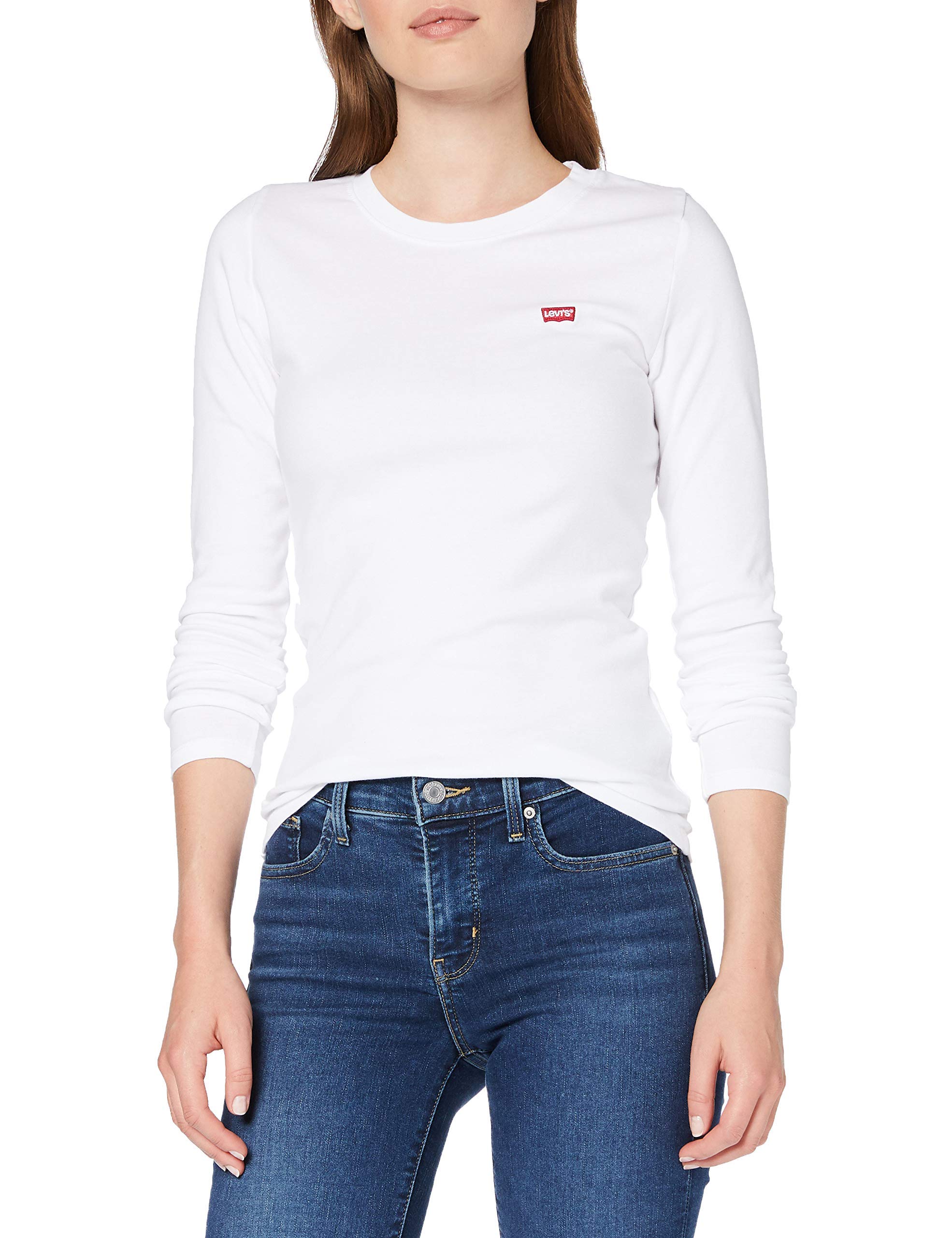 Levi's Long-Sleeve Baby Tee Camiseta Mujer
