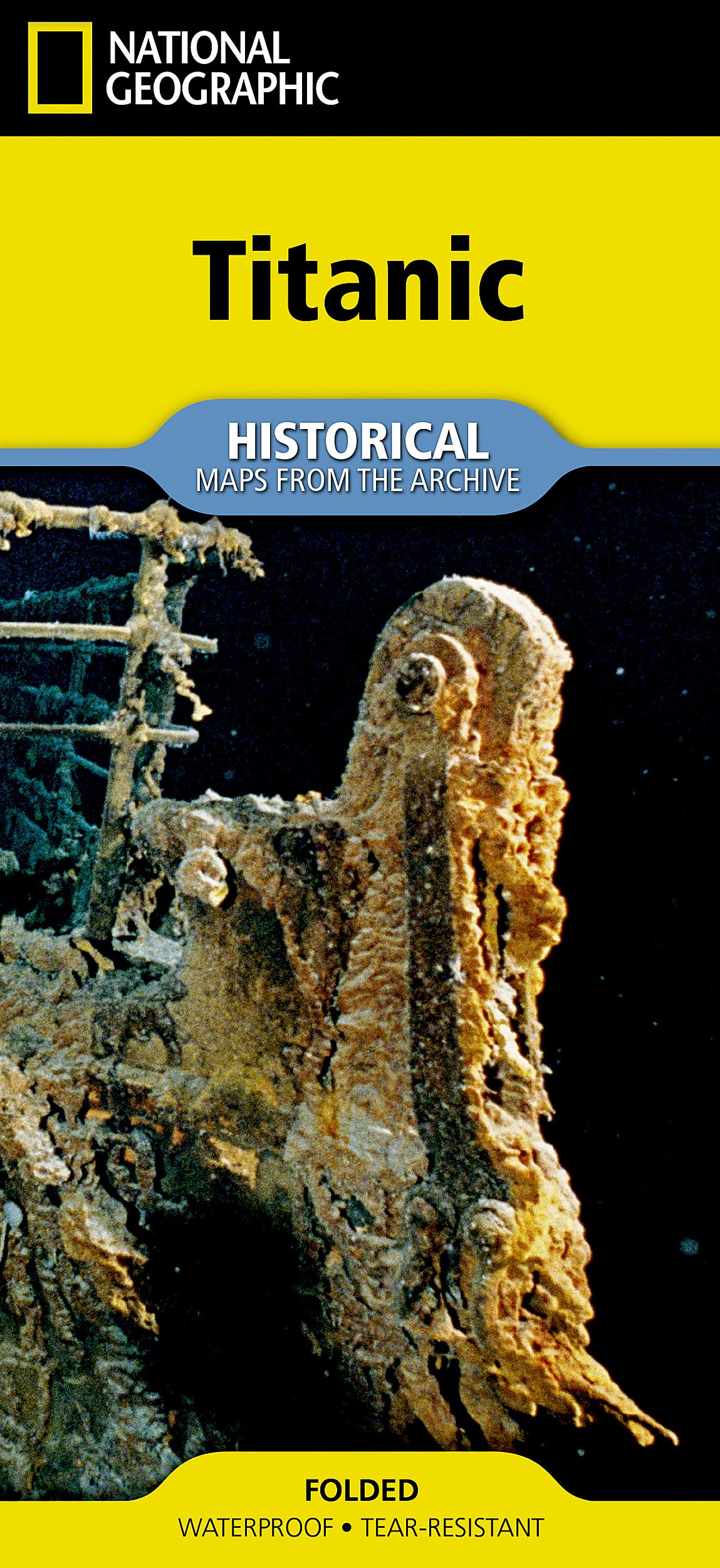National Geographic Titanic Map(folded from the Archives)