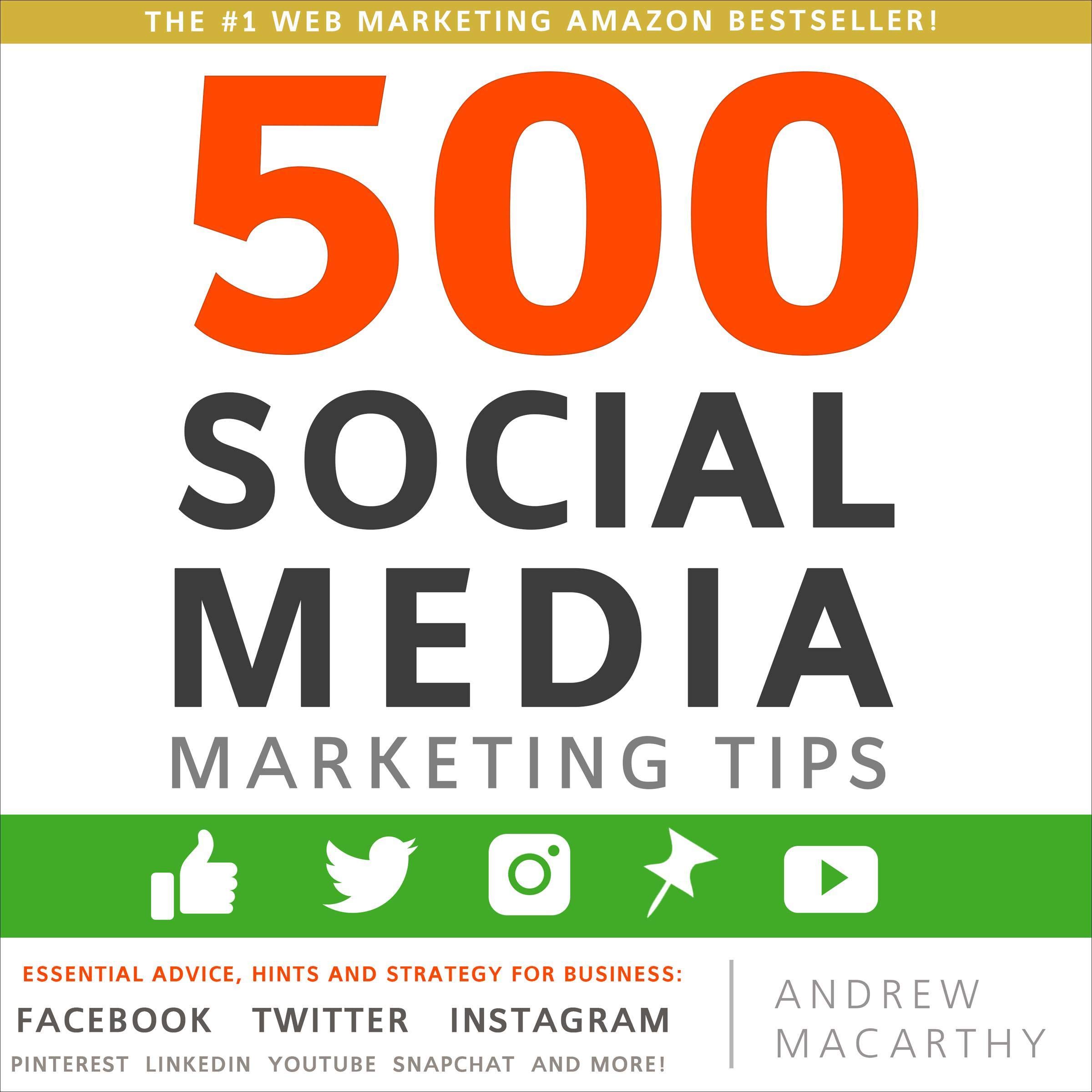 Cover art for 500 Social Media Marketing Tips